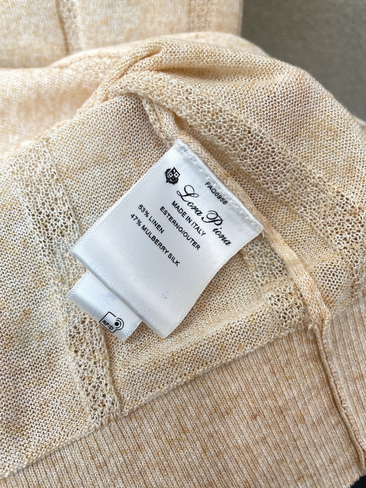 Loro Piana-Loro Piana诺悠翩雅💥砸锅卖铁都要上的新款新款原单男士休闲针织短袖 高端定