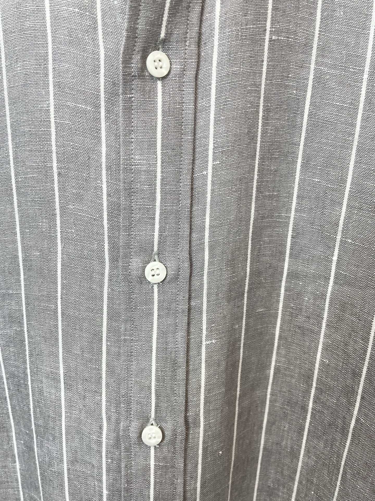 BC-Brunello Cucinali布鲁内洛·库奇内利💥砸锅卖铁都要上的新款新款原单男士休闲亚麻衬衫