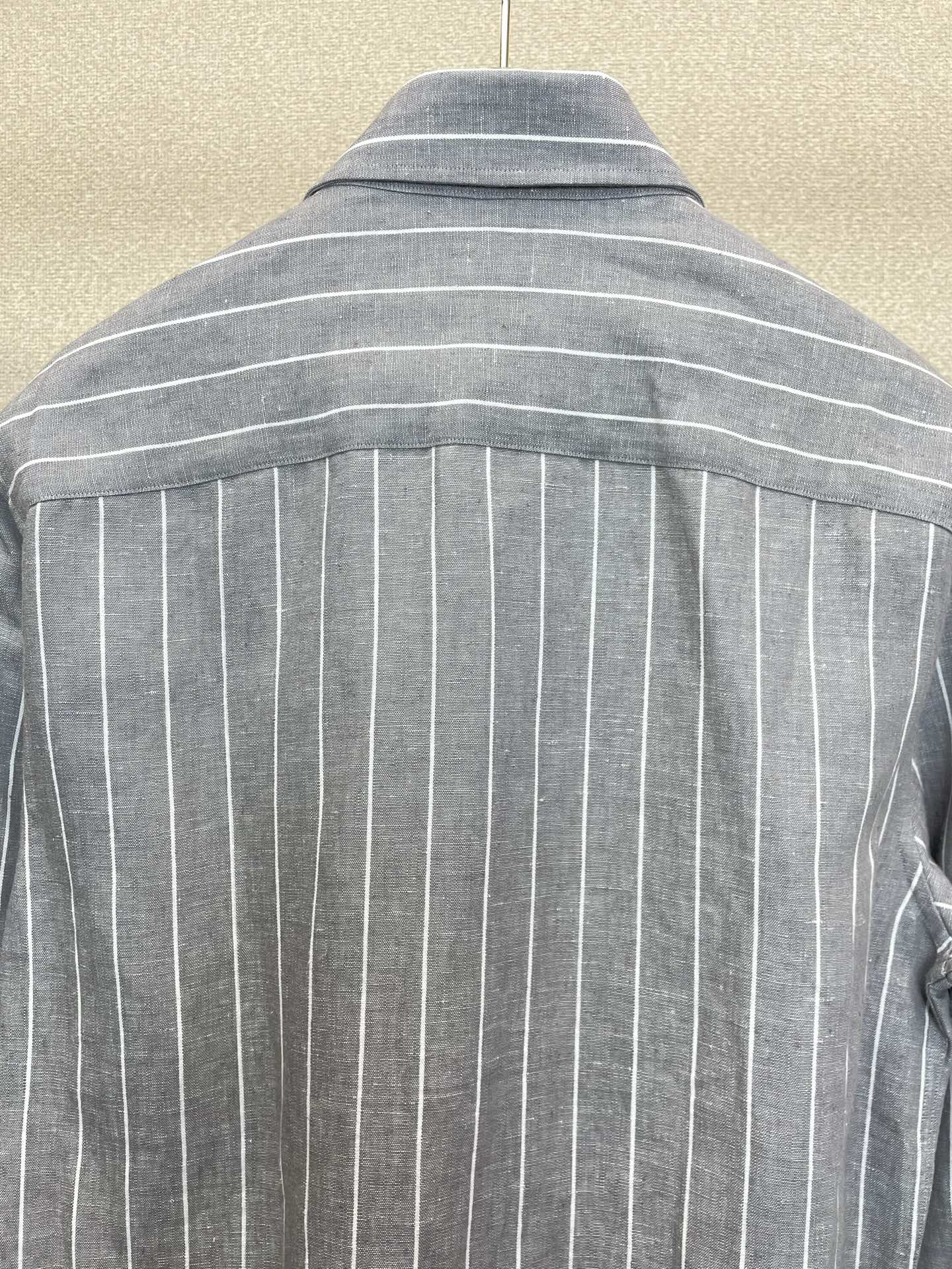 BC-Brunello Cucinali布鲁内洛·库奇内利💥砸锅卖铁都要上的新款新款原单男士休闲亚麻衬衫