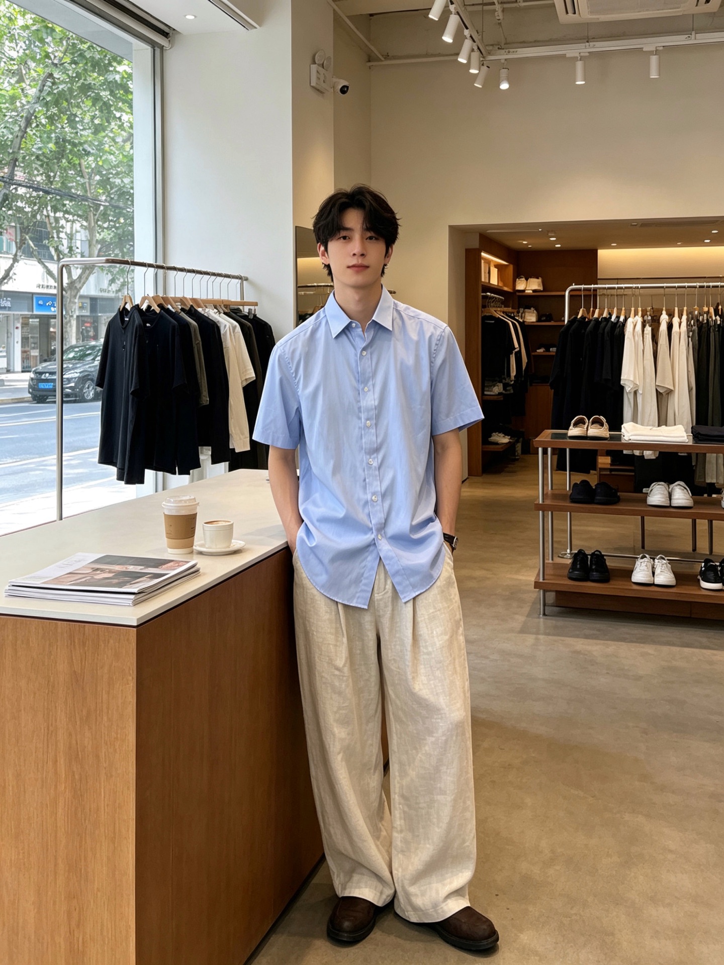 Dunhill登喜路💥砸锅卖铁都要上的新款新款原单男士休闲短袖衬衫 高端定制 高端版本 时尚百搭爆款⚠️