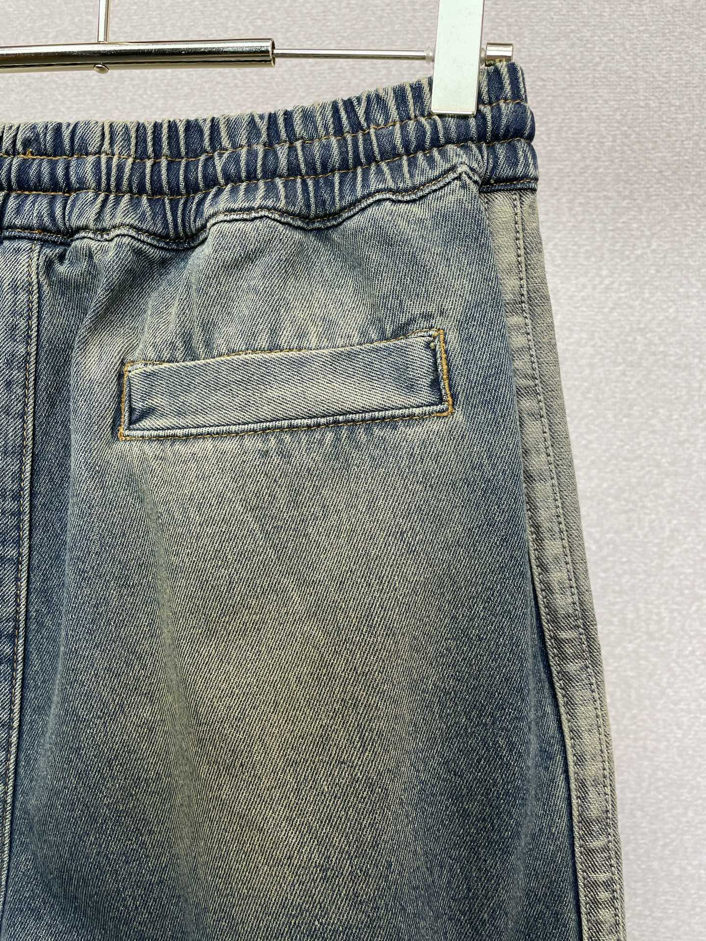 AMIRI💥砸锅卖铁都要上的新款新款原单男士休闲抽绳牛仔裤👖高端定制 高端版本 时尚百搭爆款⚠️⚠️✨✨