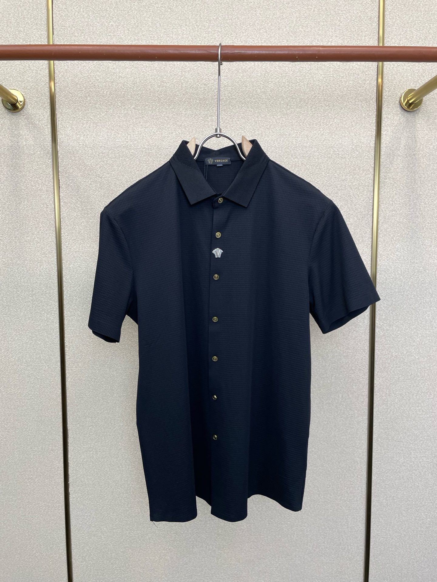 。VERSACE范思哲💥砸锅卖铁都要上的新款新款原单男士休闲短袖 高端定制 高端版本 时尚百搭爆款⚠️⚠