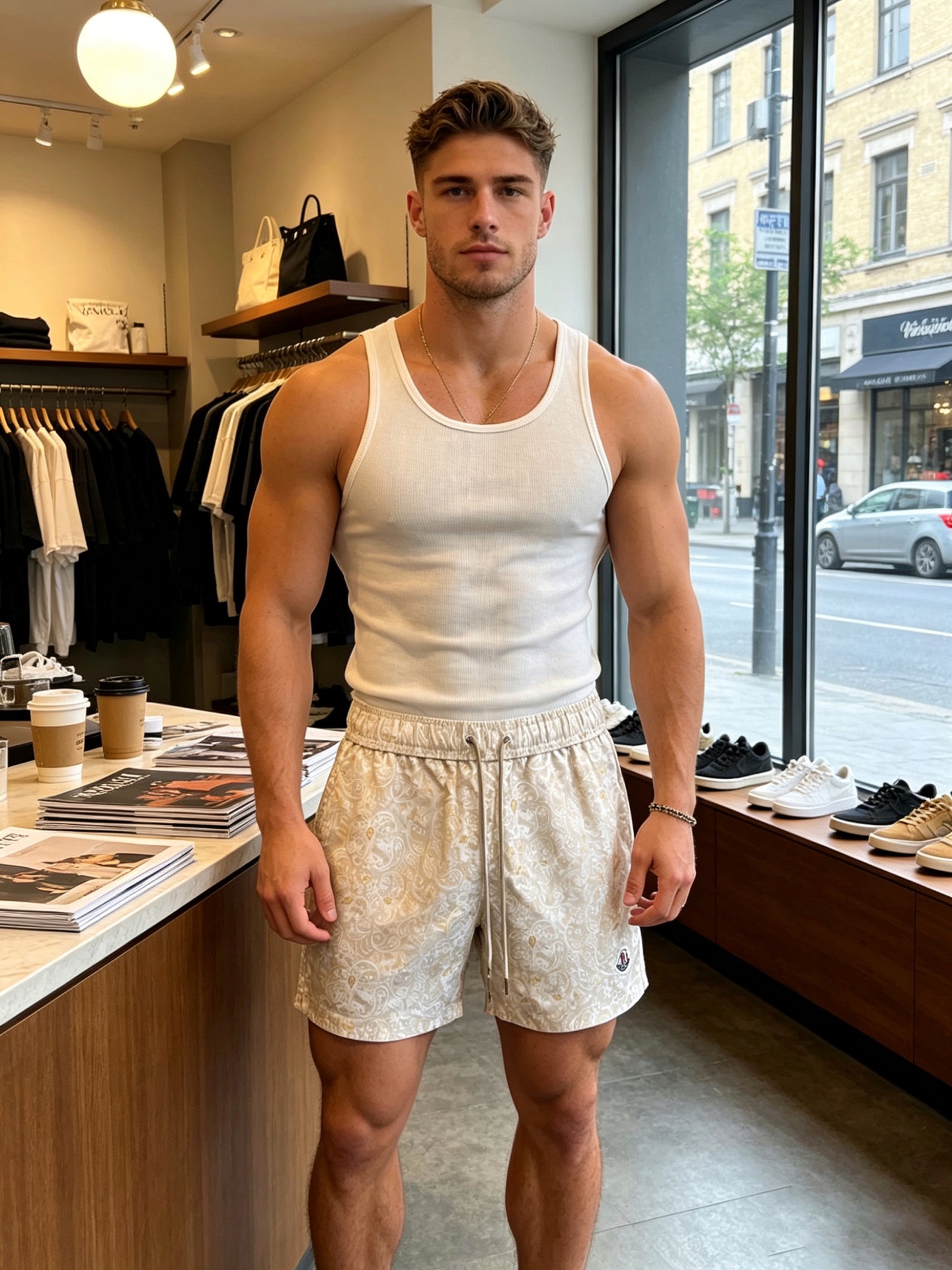 。Moncler蒙口💥砸锅卖铁都要上的新款新款休闲短裤🩳高端版本 专柜定制面料 透气舒适度高，细节无可挑