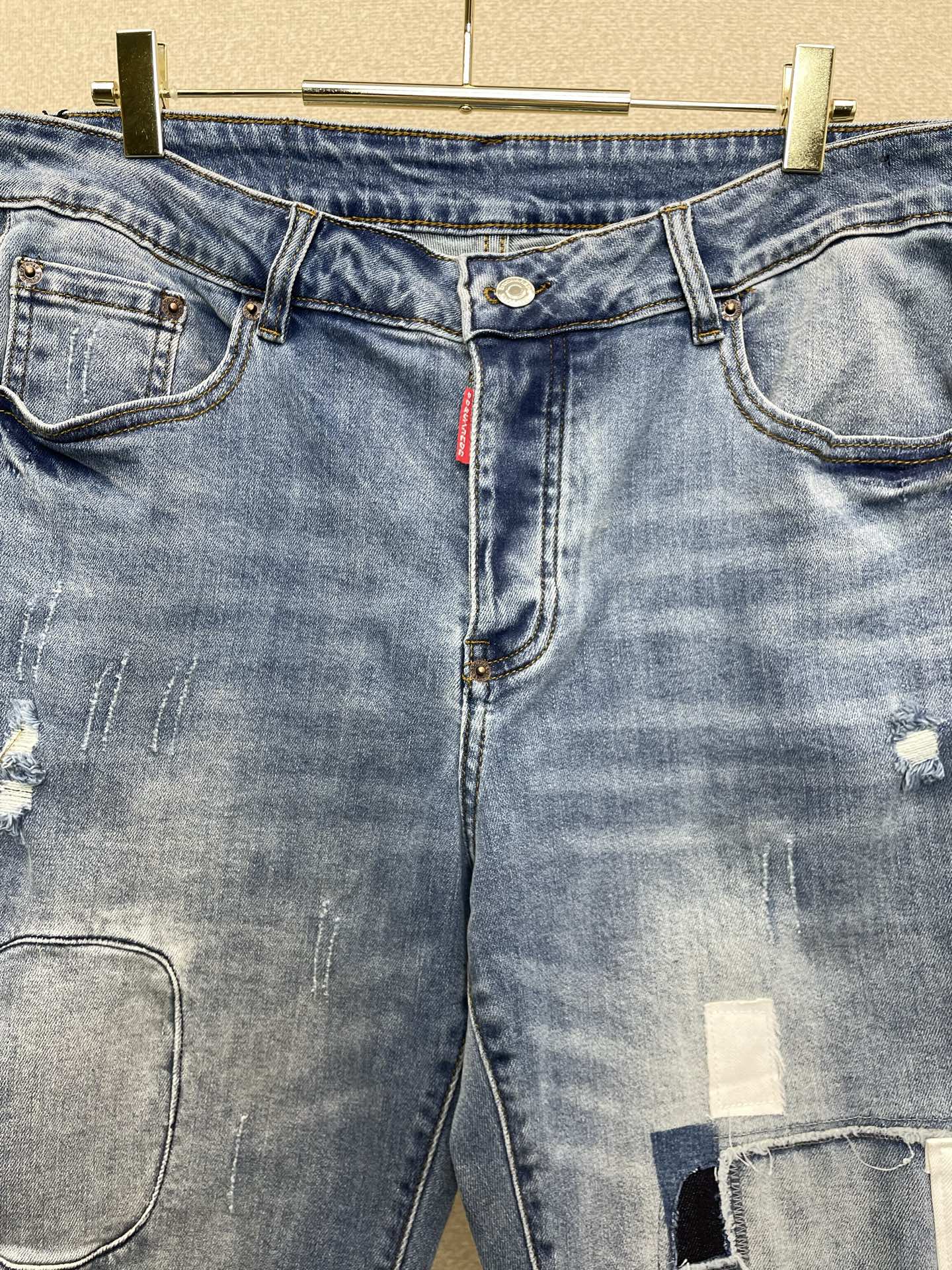 DSQUARED2第二次方💥砸锅卖铁都要上的新款新款休闲牛仔短裤🩳 高端版本！专柜定制面料 透气舒适度高