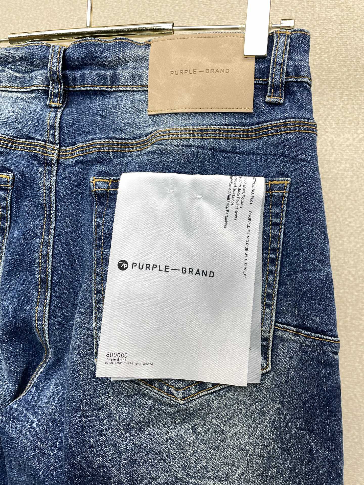 PURPLE BRAND💥砸锅卖铁都要上的新款新款 牛仔裤👖高端版本！专柜定制面料  透气舒适度高，细节