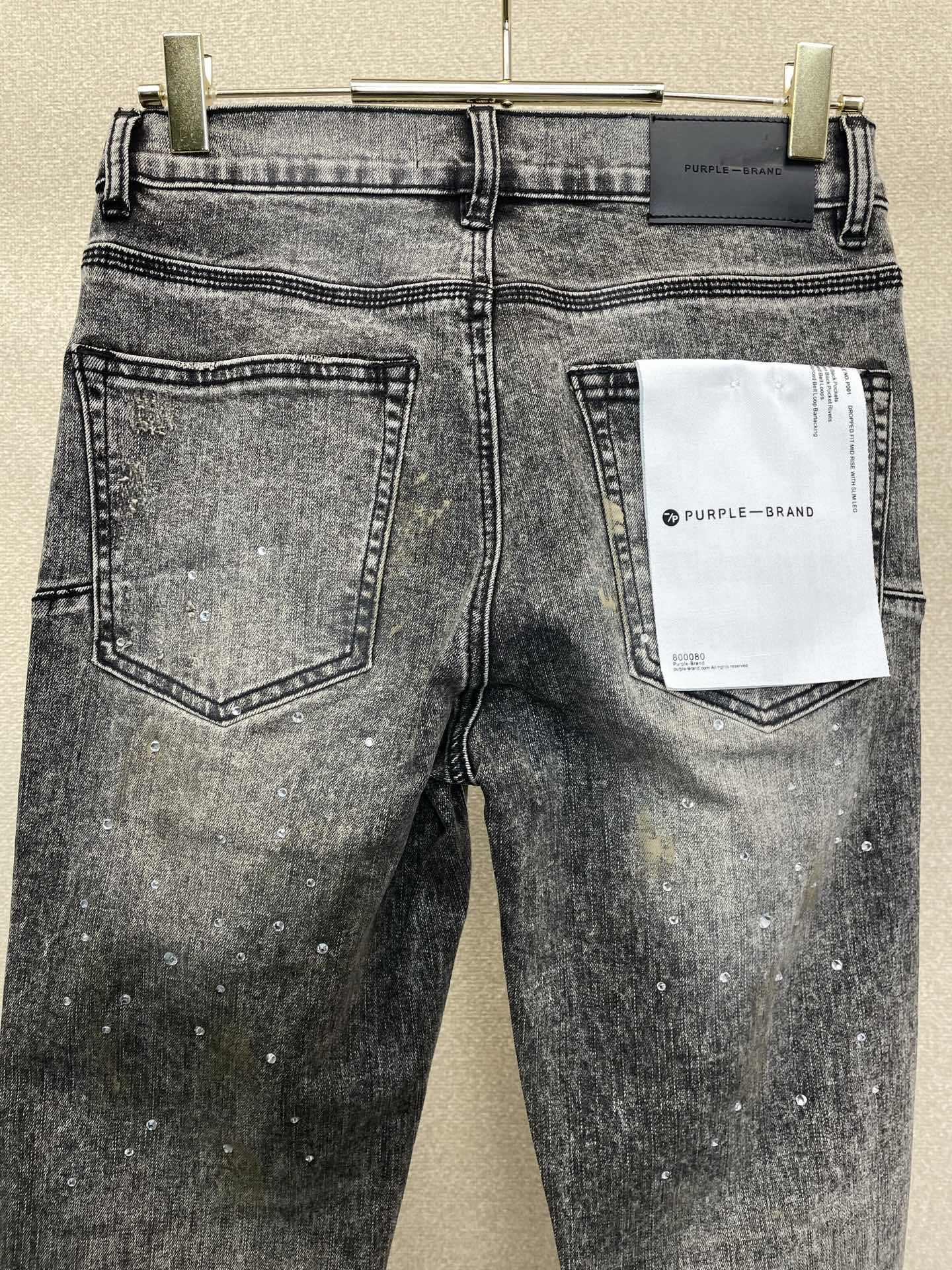 PURPLE BRAND💥砸锅卖铁都要上的新款新款 牛仔裤👖高端版本！专柜定制面料  透气舒适度高，细节