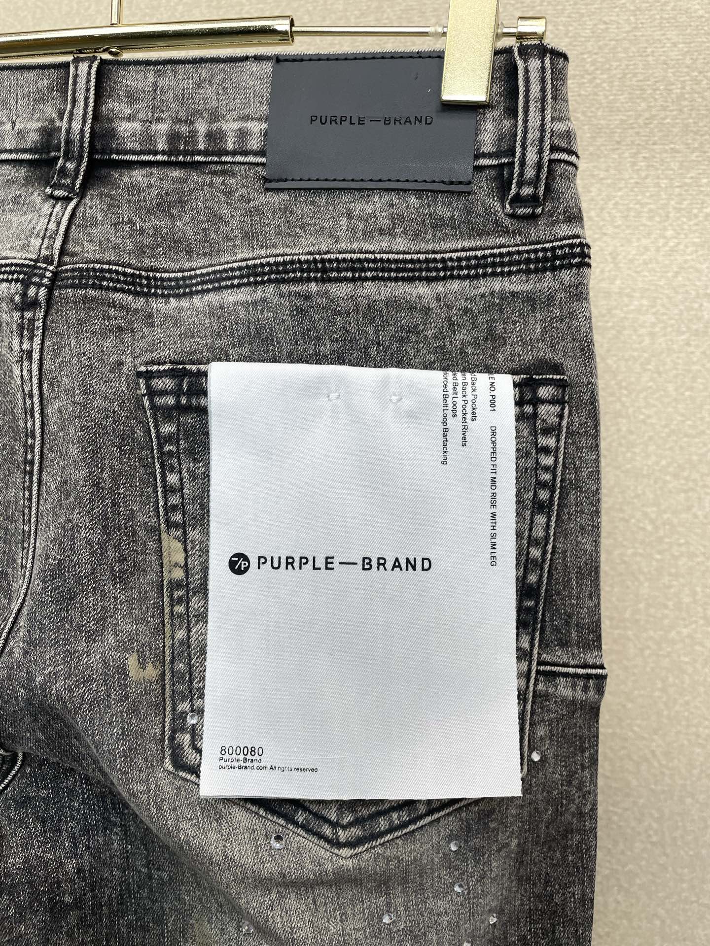 PURPLE BRAND💥砸锅卖铁都要上的新款新款 牛仔裤👖高端版本！专柜定制面料  透气舒适度高，细节