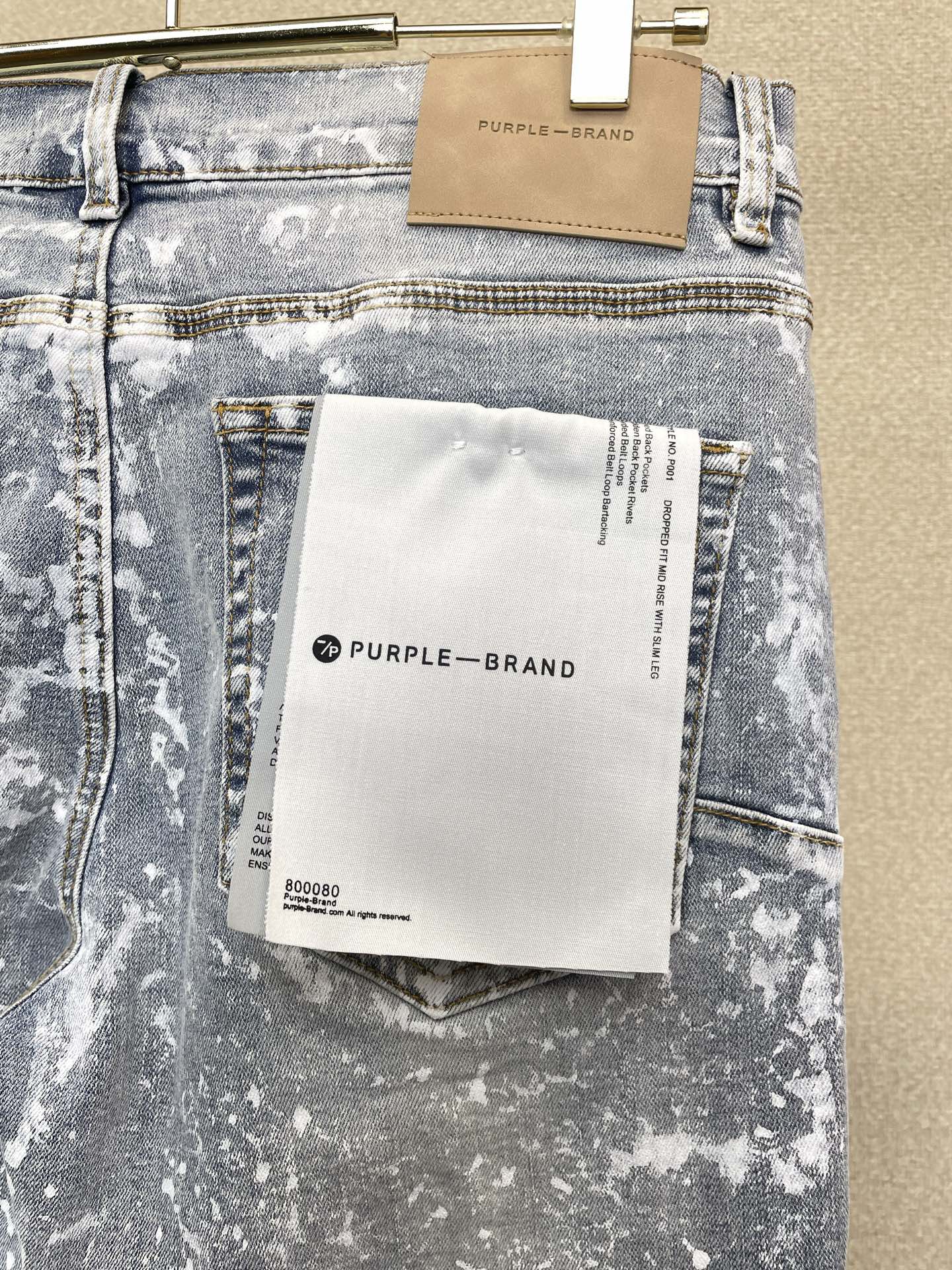 PURPLE BRAND💥砸锅卖铁都要上的新款新款 牛仔裤👖高端版本！专柜定制面料  透气舒适度高，细节
