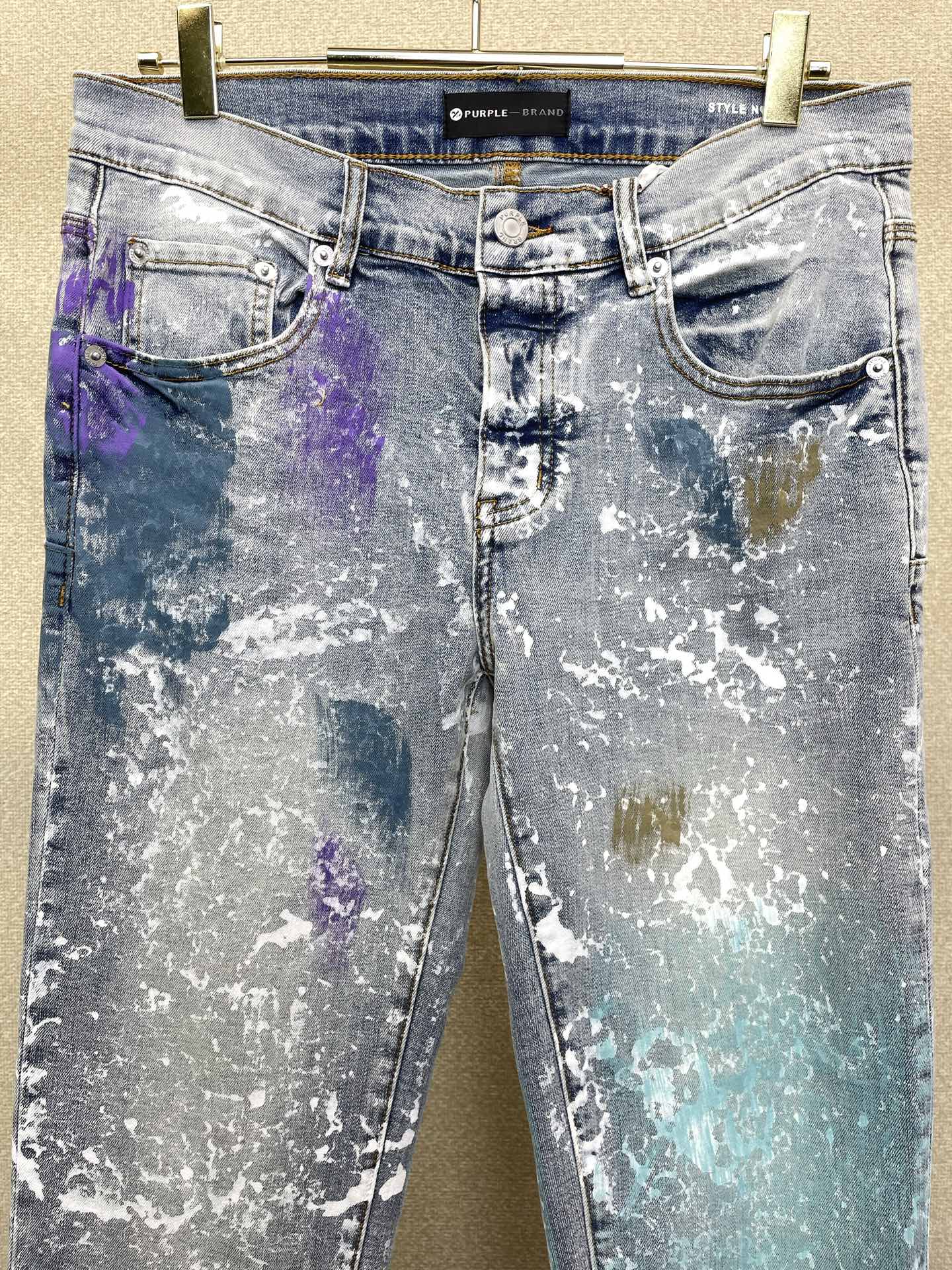 PURPLE BRAND💥砸锅卖铁都要上的新款新款 牛仔裤👖高端版本！专柜定制面料  透气舒适度高，细节