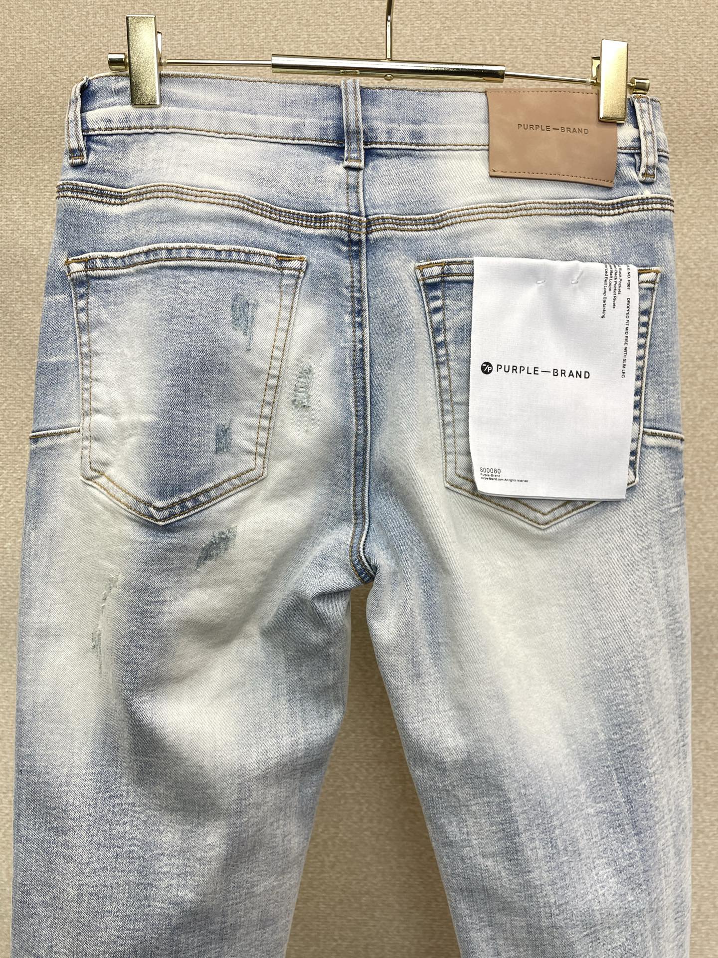 PURPLE BRAND💥砸锅卖铁都要上的新款新款 牛仔裤👖高端版本！专柜定制面料  透气舒适度高，细节