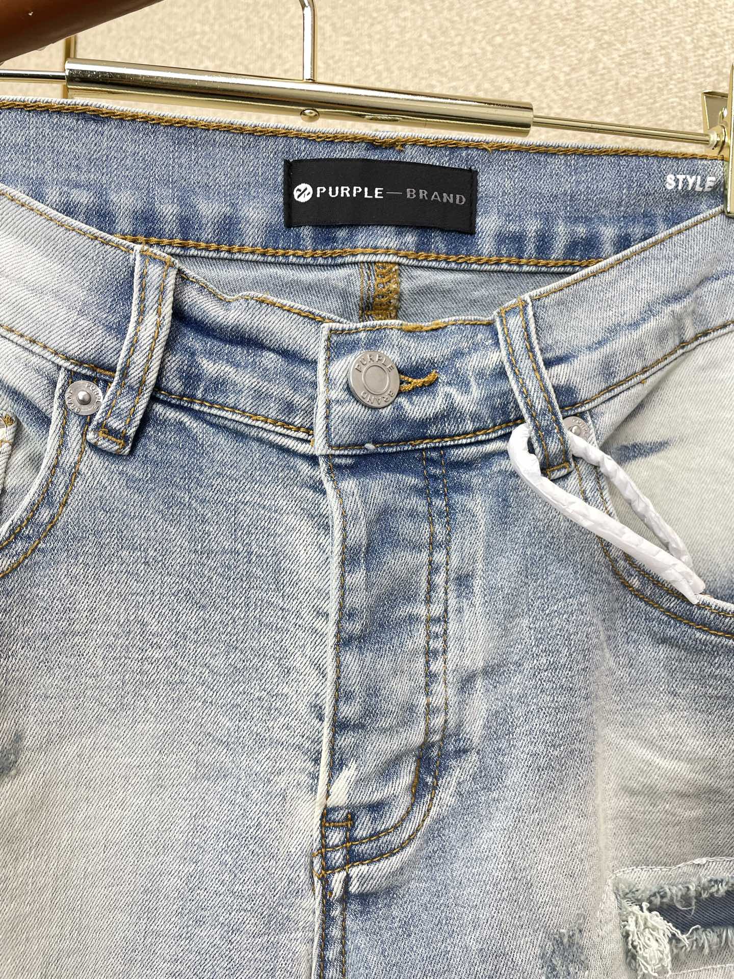 PURPLE BRAND💥砸锅卖铁都要上的新款新款 牛仔裤👖高端版本！专柜定制面料  透气舒适度高，细节