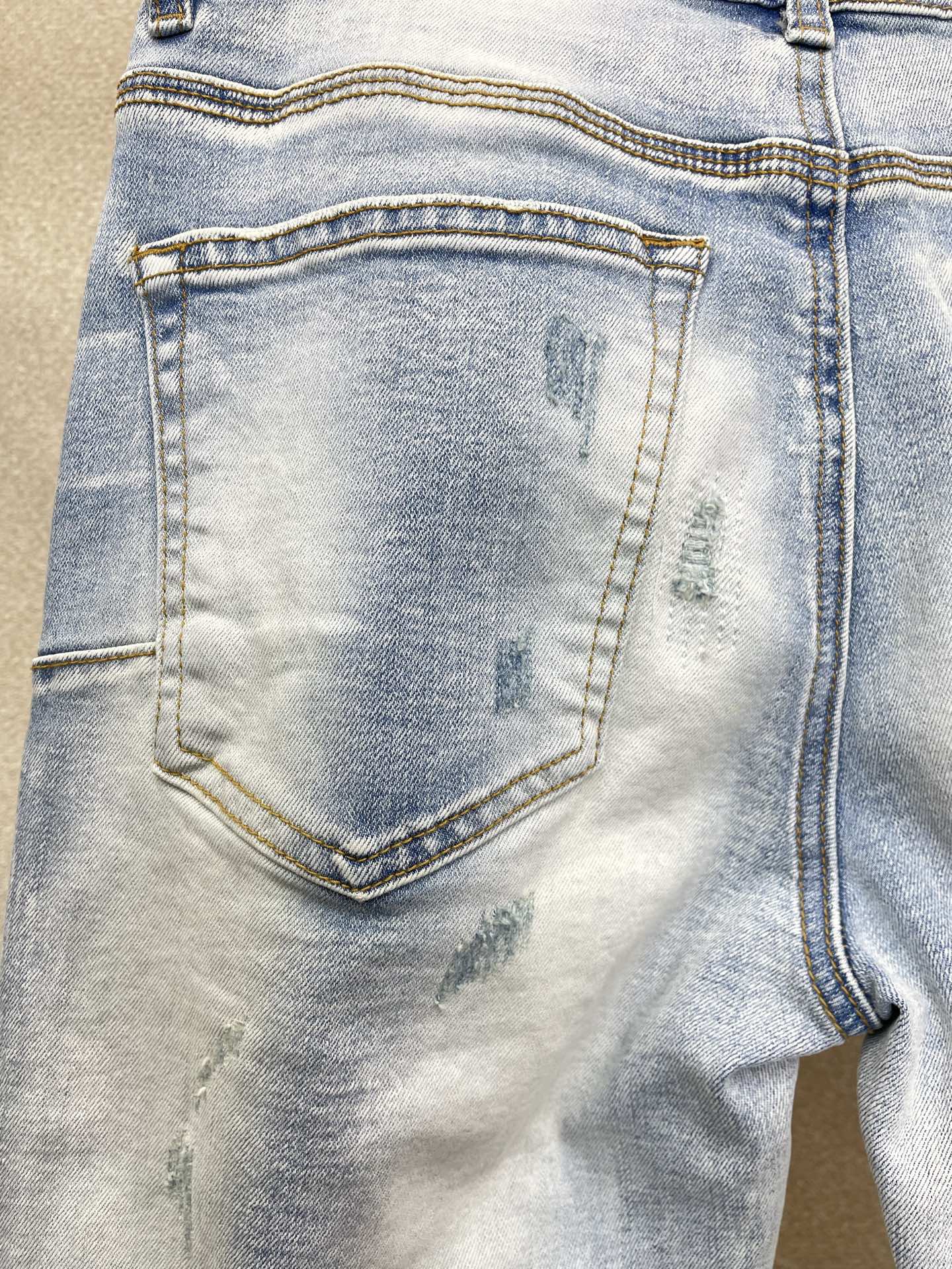 PURPLE BRAND💥砸锅卖铁都要上的新款新款 牛仔裤👖高端版本！专柜定制面料  透气舒适度高，细节