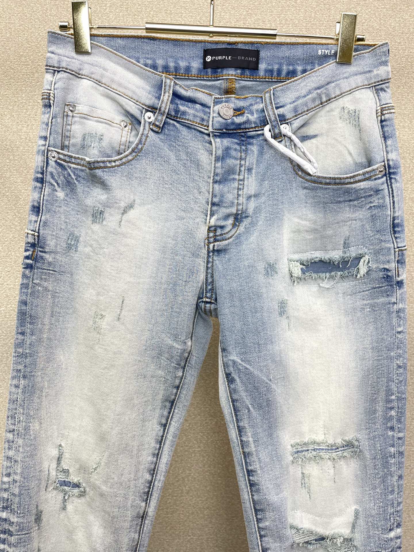 PURPLE BRAND💥砸锅卖铁都要上的新款新款 牛仔裤👖高端版本！专柜定制面料  透气舒适度高，细节