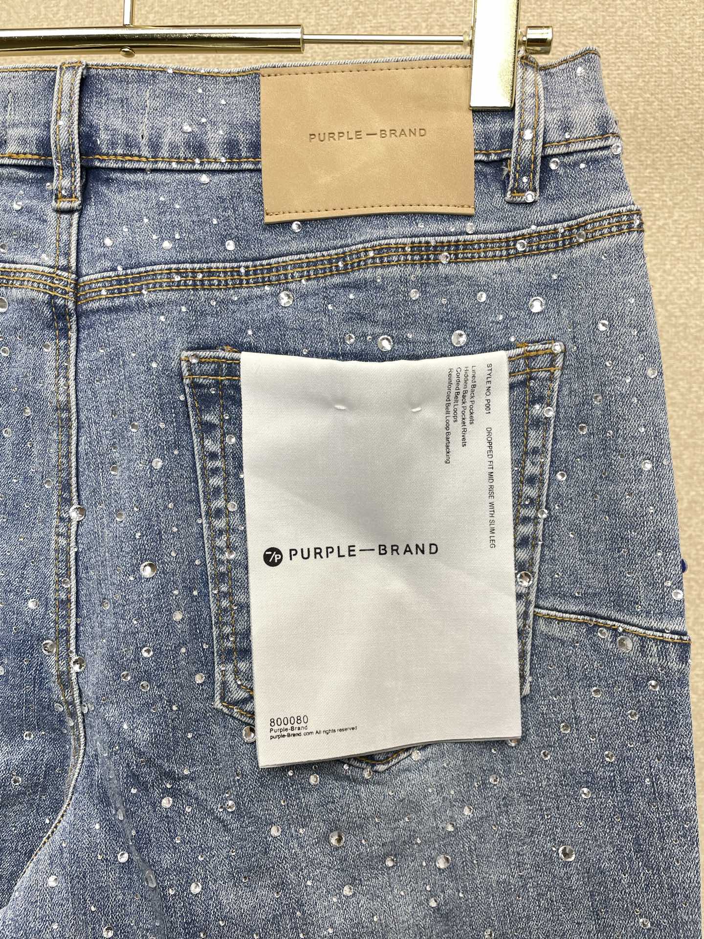 。PURPLE BRAND💥独家专供新款 牛仔裤👖高端版本！专柜定制面料  透气舒适度高，细节无可挑剔，