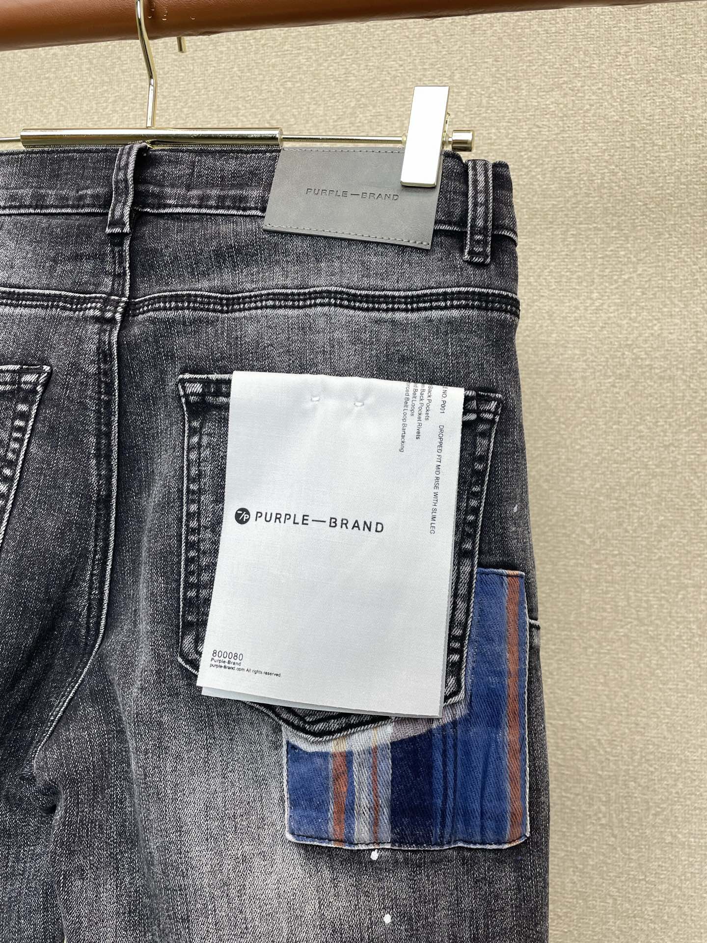 。PURPLE BRAND💥独家专供新款 牛仔裤👖高端版本！专柜定制面料  透气舒适度高，细节无可挑剔，