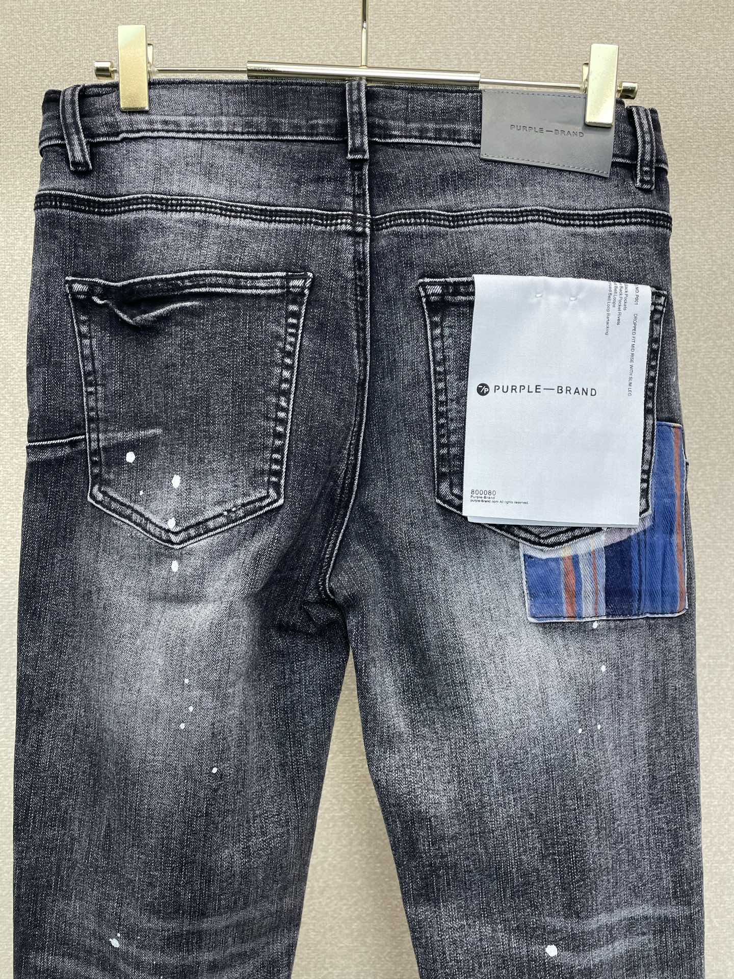 。PURPLE BRAND💥独家专供新款 牛仔裤👖高端版本！专柜定制面料  透气舒适度高，细节无可挑剔，