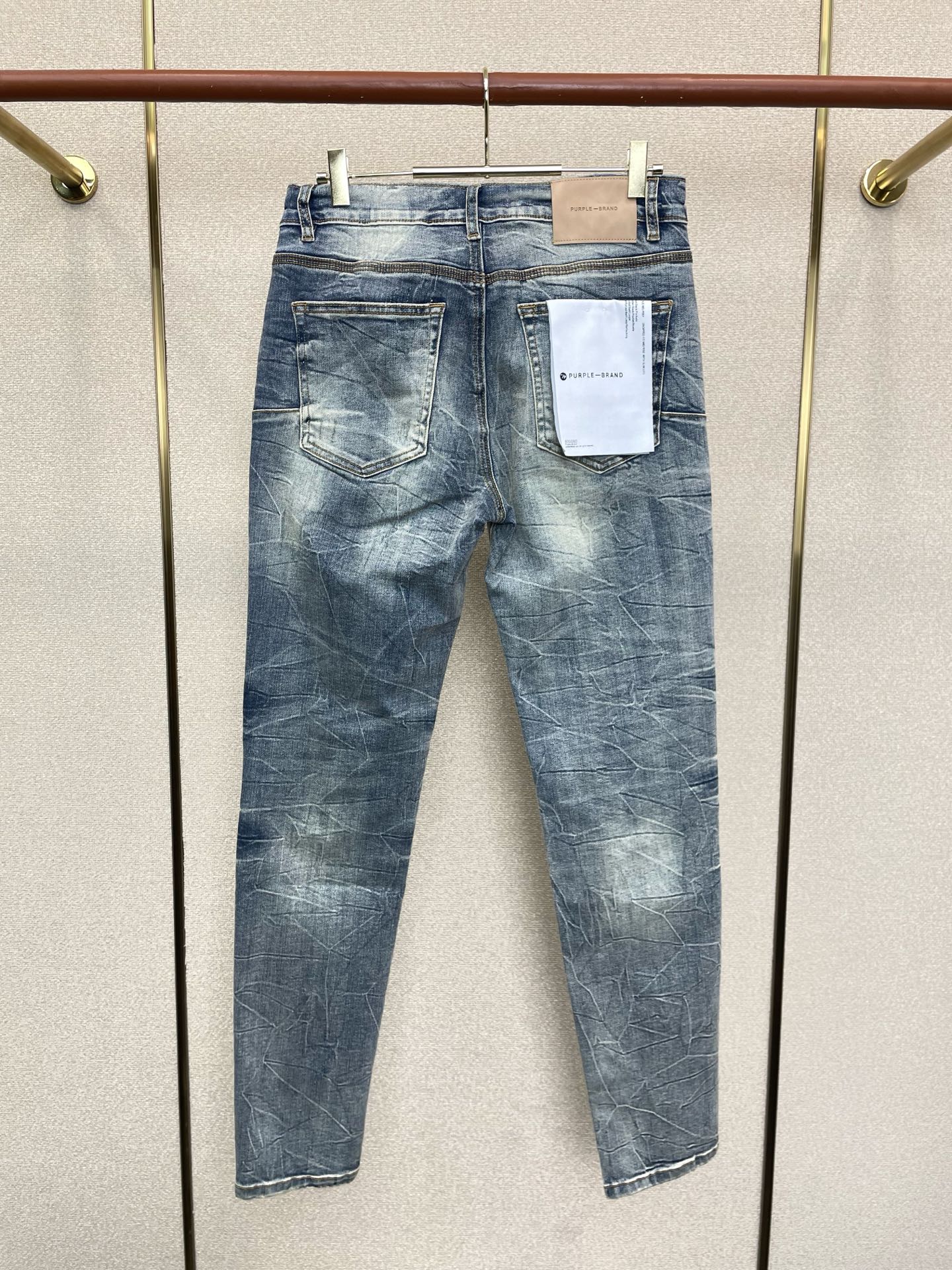 。PURPLE BRAND💥砸锅卖铁都要上的新款新款 牛仔裤👖高端版本！专柜定制面料  透气舒适度高，细