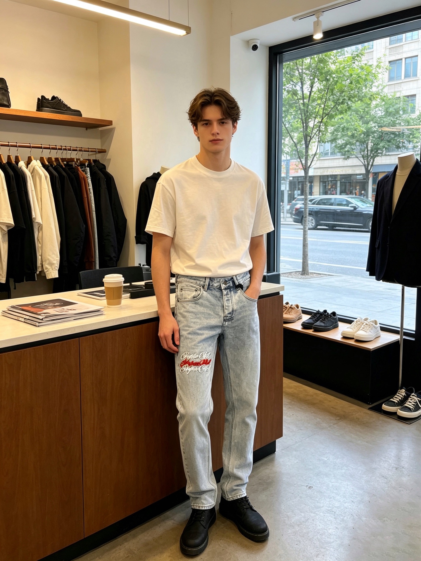 。KSUBI💥独家专供新款 牛仔裤👖高端版本！专柜定制面料  透气舒适度高，细节无可挑剔，品牌元素设计理