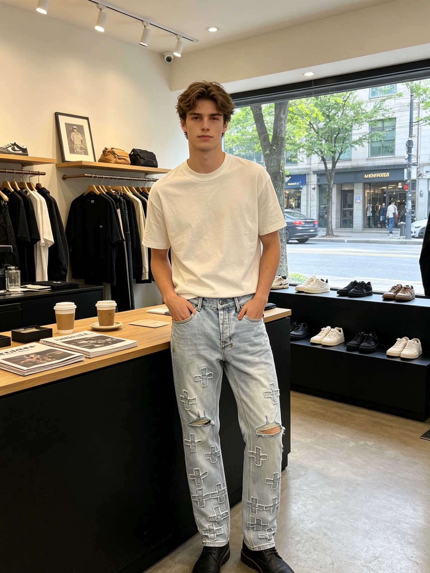 。KSUBI💥独家专供新款 牛仔裤👖高端版本！专柜定制面料 烫钻设计 透气舒适度高，细节无可挑剔，品牌元