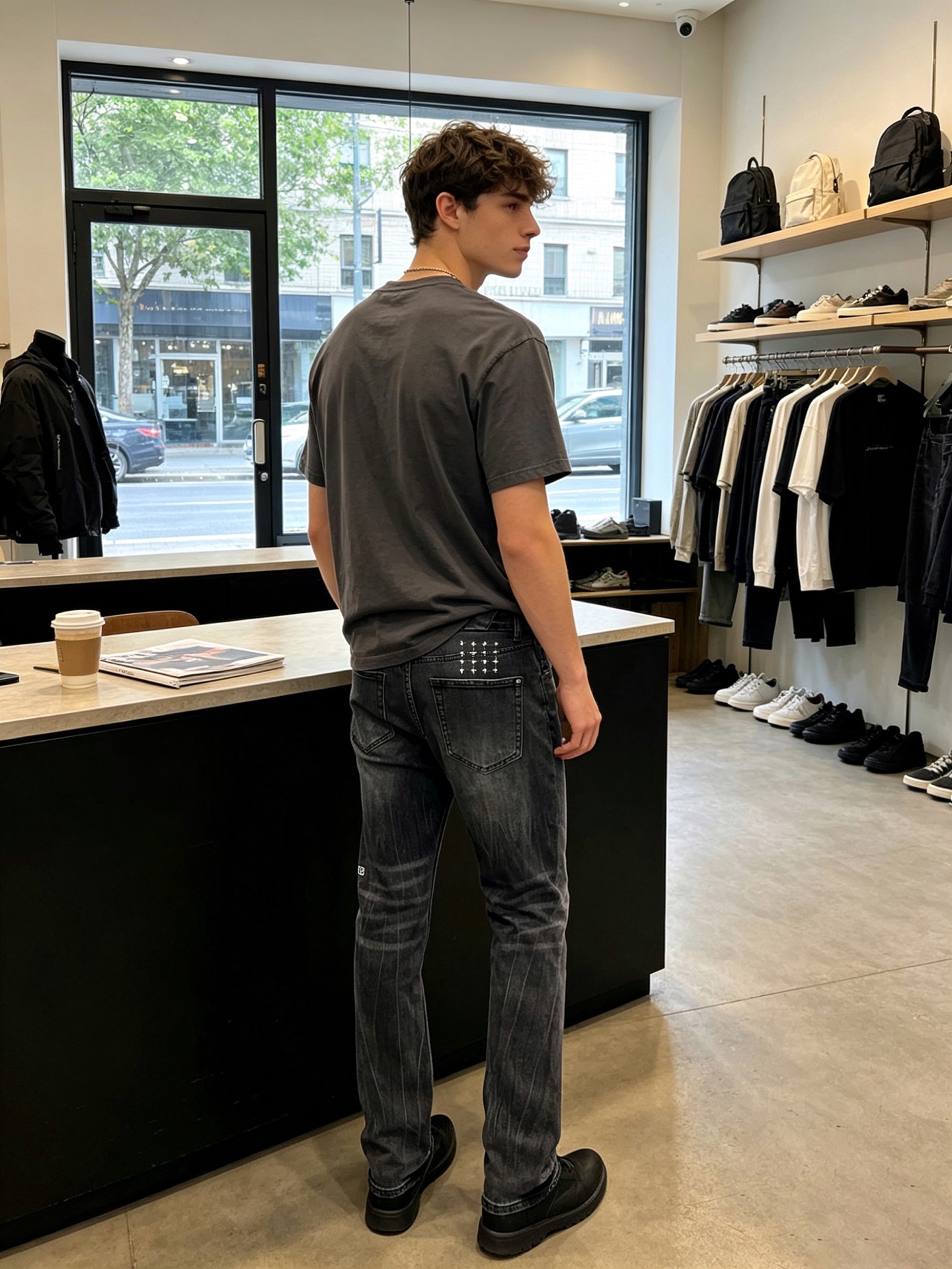 。KSUBI💥砸锅卖铁都要上的新款新款 牛仔裤👖高端版本！专柜定制面料 烫钻设计 透气舒适度高，细节无可
