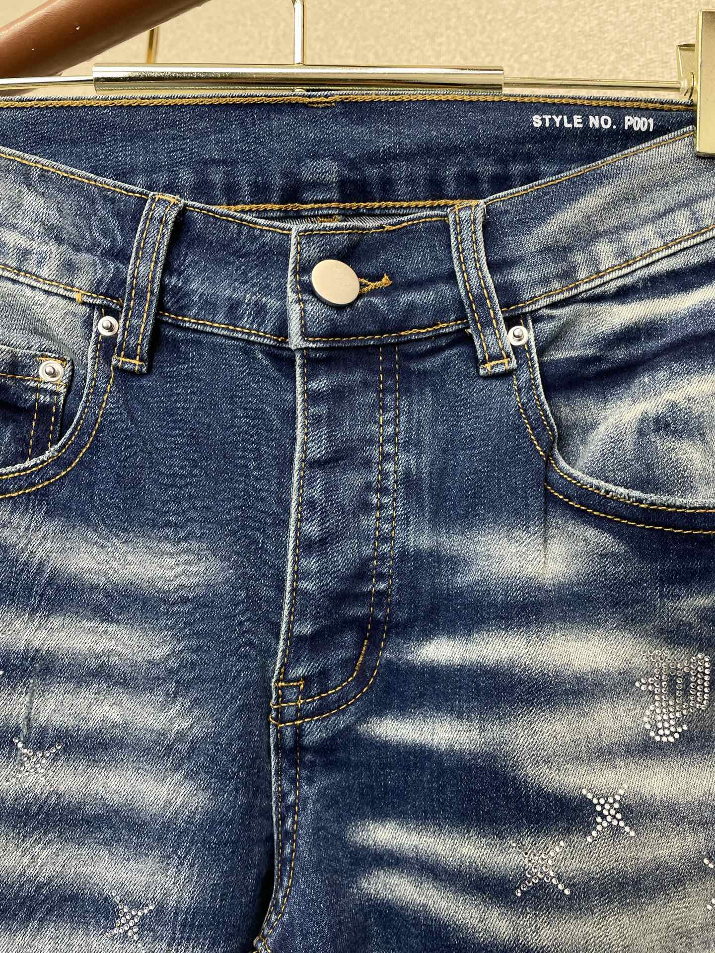 。PURPLE BRAND💥独家专供新款 牛仔裤👖高端版本！专柜定制面料 烫钻设计 透气舒适度高，细节无