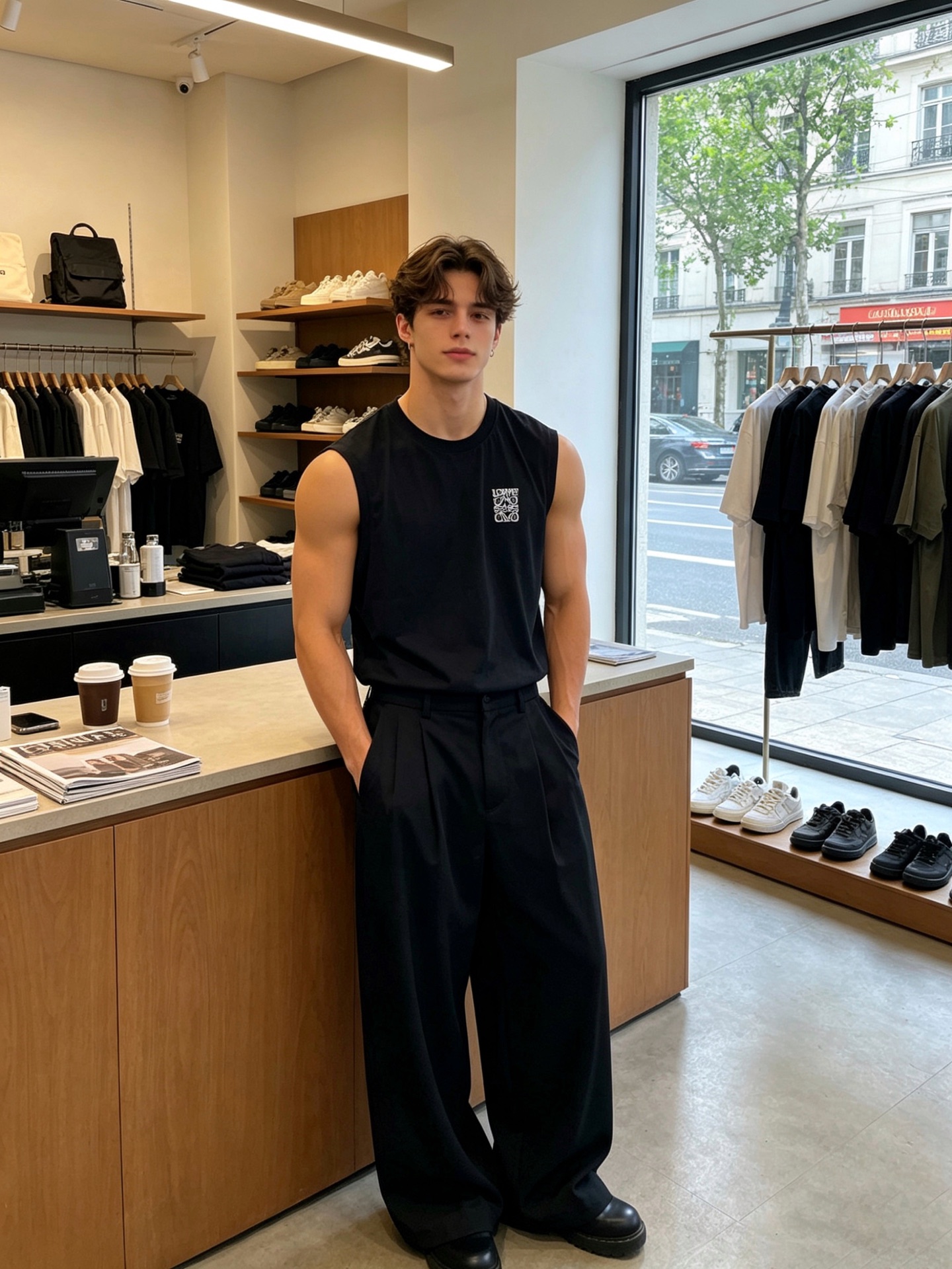 。LOEWE罗意威💥砸锅卖铁都要上的新款新款原单男士休闲背心🎽高端定制 高端版本 时尚百搭爆款⚠️⚠️✨