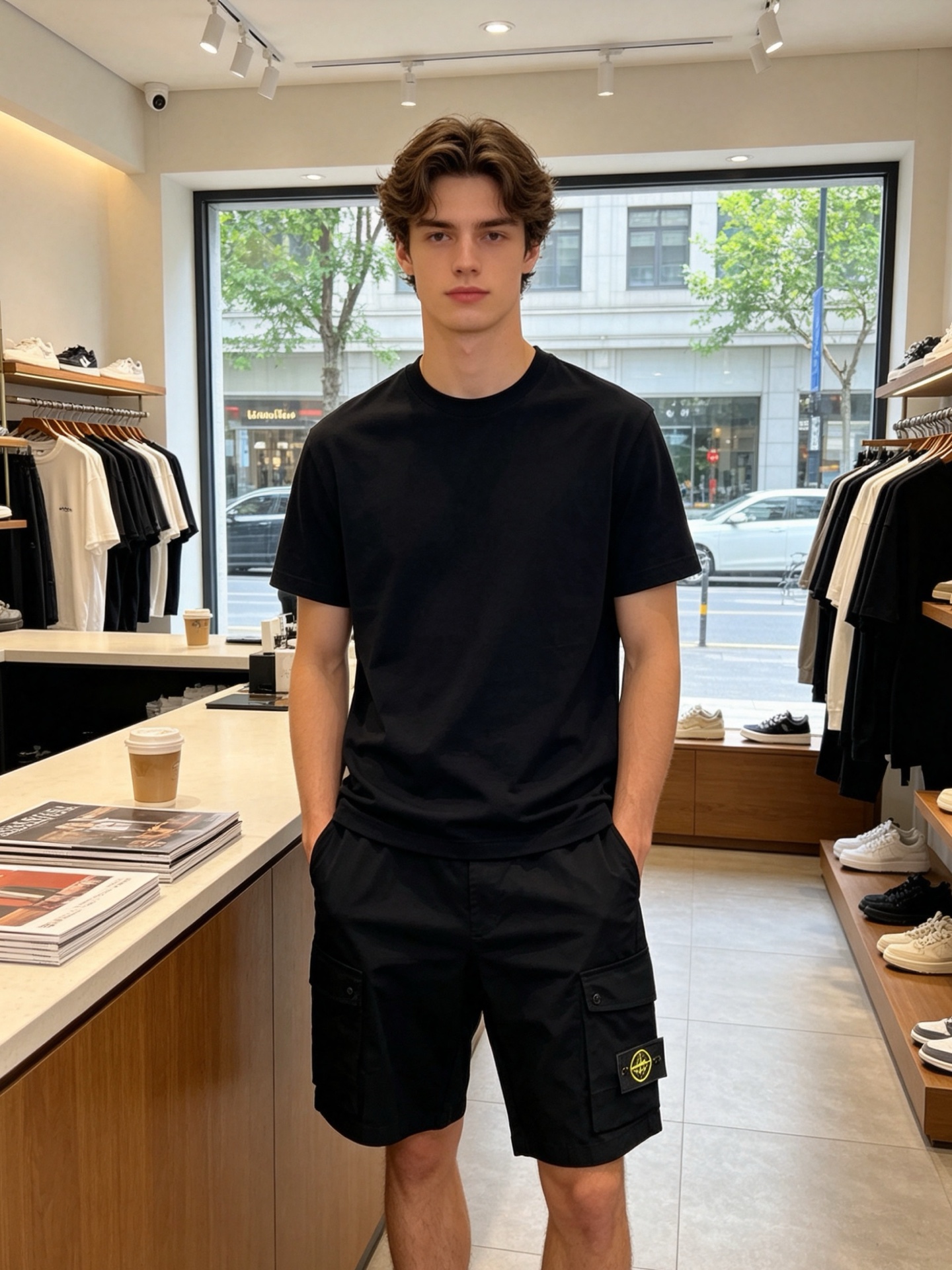 。STONE ISLAND石头岛💥砸锅卖铁都要上的新款新款原单男士休闲工装短裤🩳高端定制 高端版本 时尚