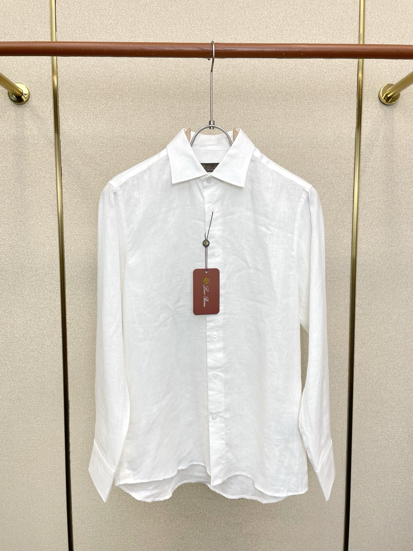 。Loro Piana-Loro Piana诺悠翩雅💥砸锅卖铁都要上的新款新款原单男士休闲长袖亚麻衬衫 