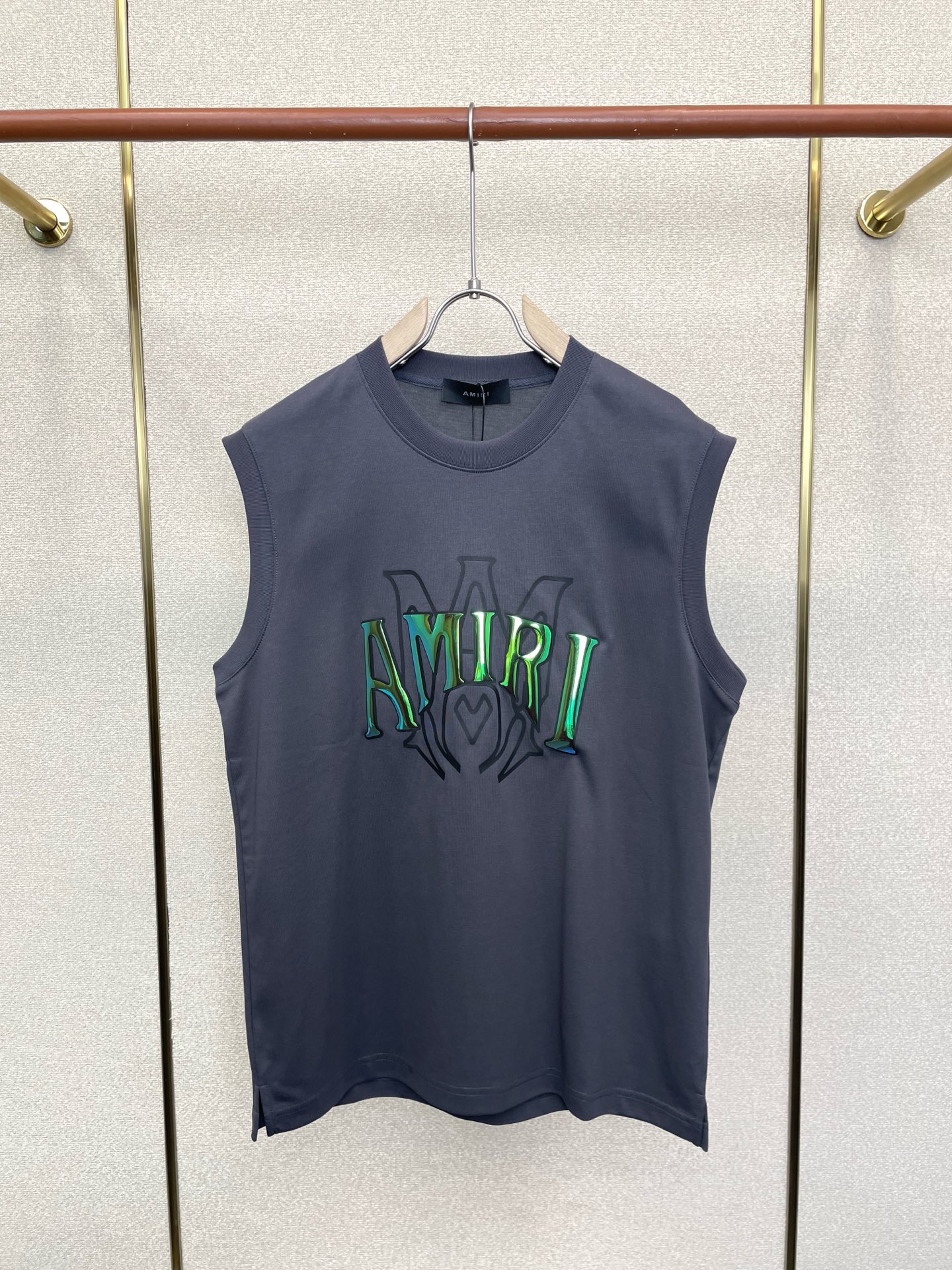 。AMIRI🎽砸锅卖铁都要上的新款新款原单男士休闲坎肩背心 高端定制 高版本 时尚百搭爆款⚠️⚠️✨✨进