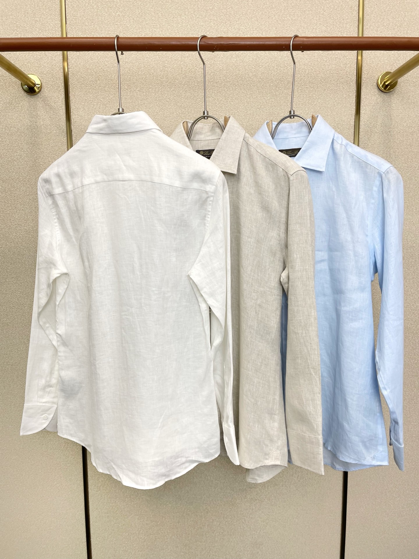 。Loro Piana-Loro Piana诺悠翩雅💥砸锅卖铁都要上的新款新款原单男士休闲长袖亚麻衬衫 