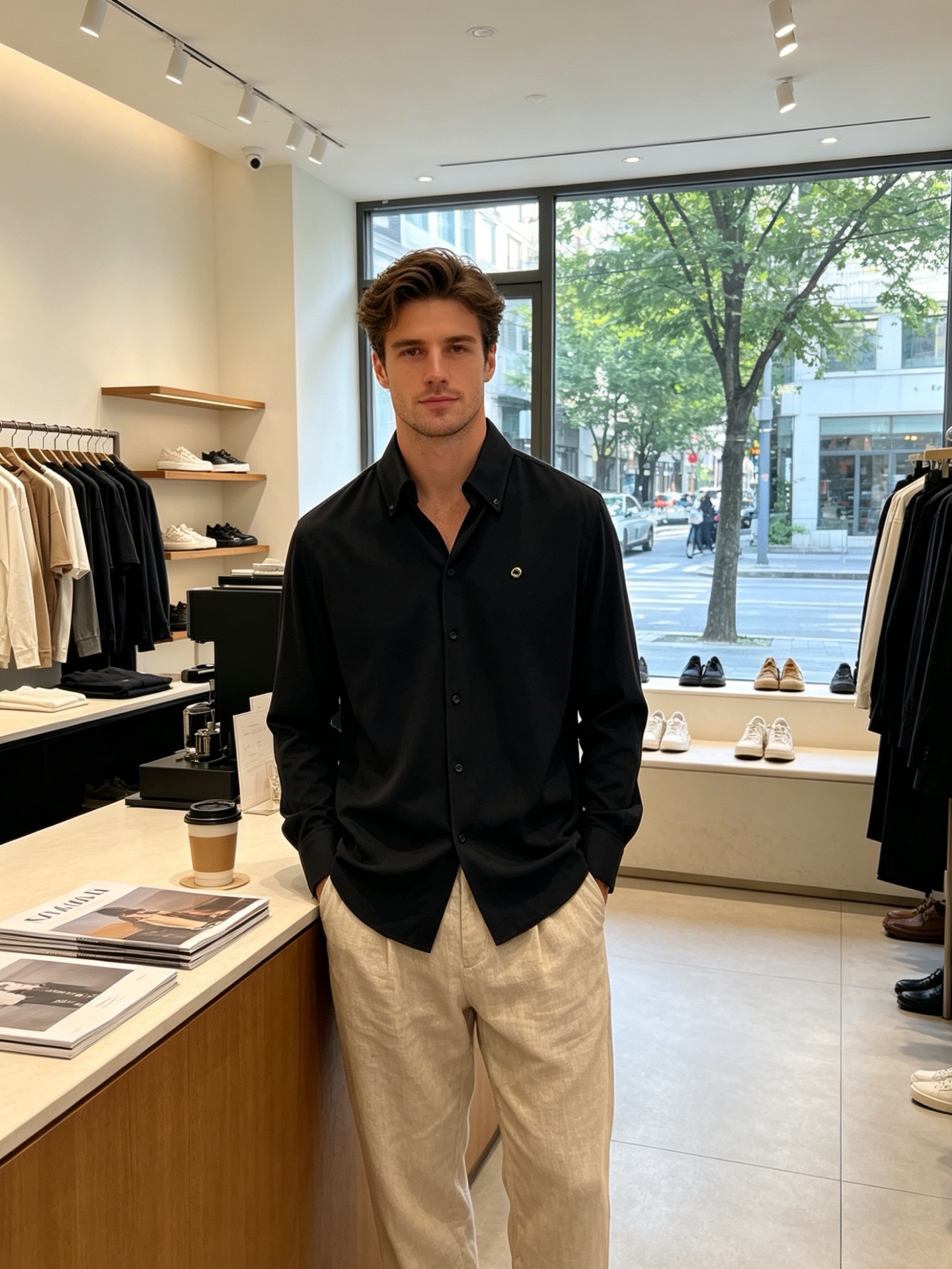 。Loro Piana-Loro Piana诺悠翩雅💥砸锅卖铁都要上的新款新款原单男士休闲长袖衬衫 高端