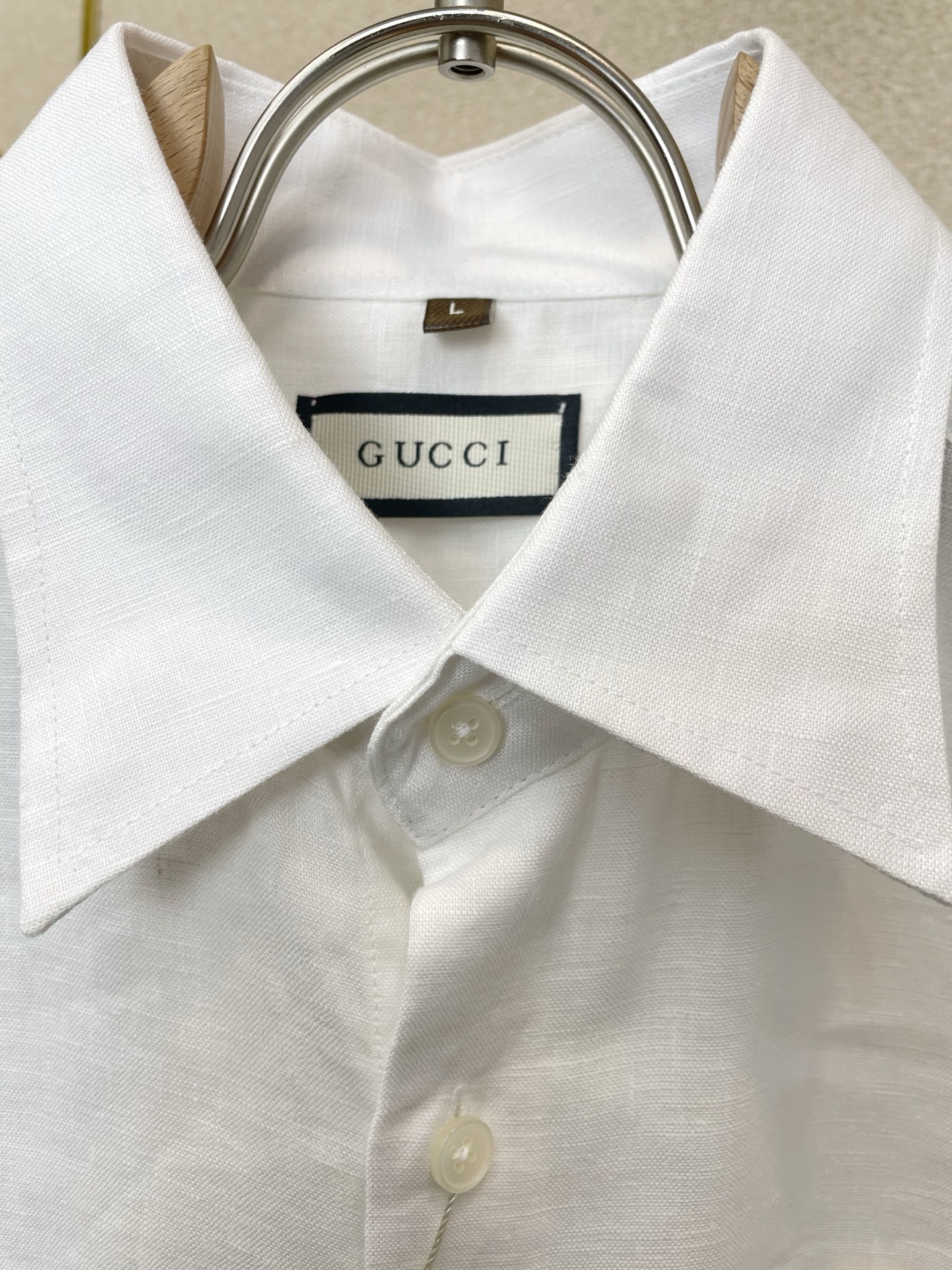 。Gucci古驰💥砸锅卖铁都要上的新款新款原单男士休闲长袖亚麻衬衫 高端定制 高端版本 时尚百搭爆款⚠️