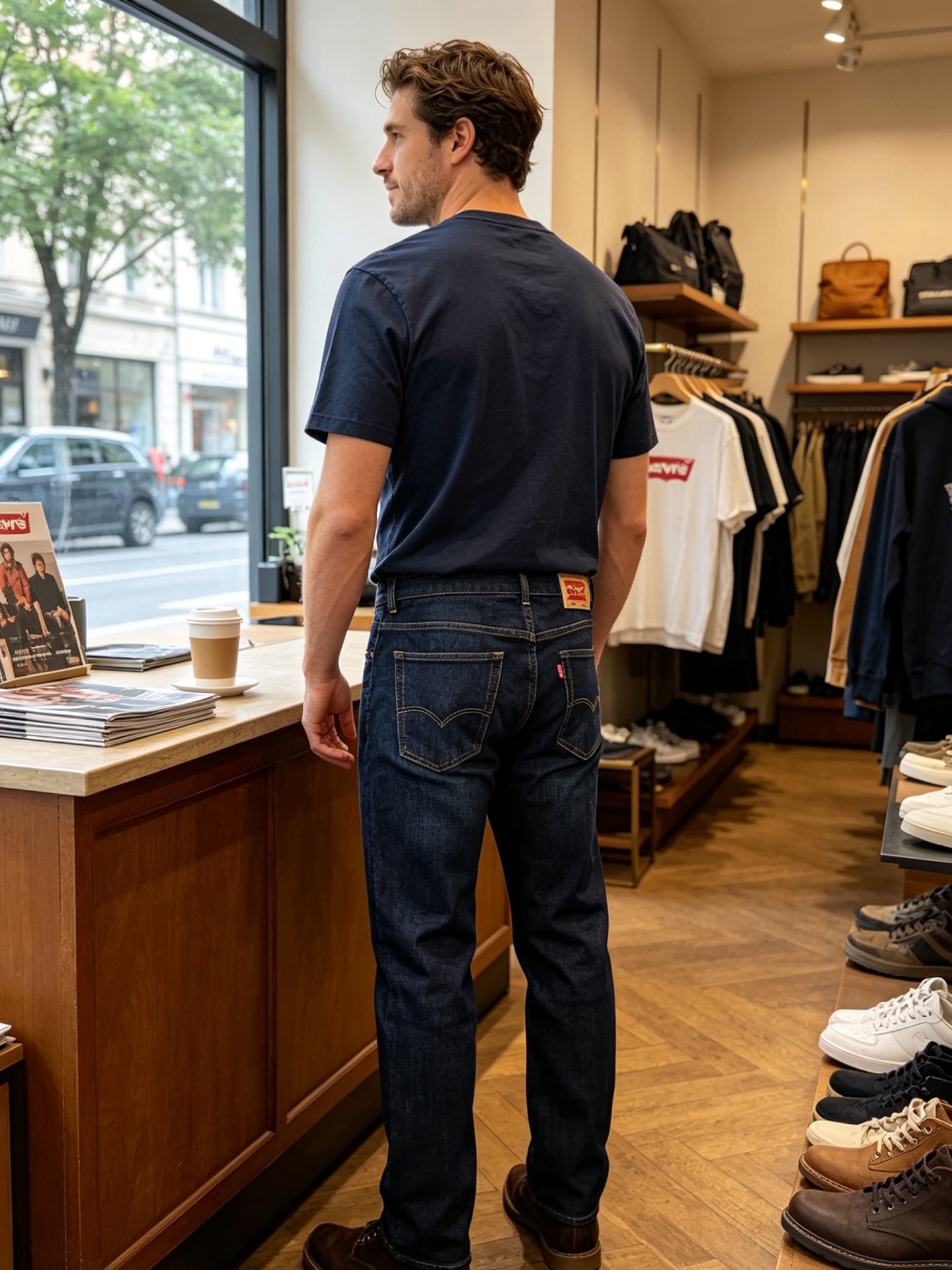 Levi’s李维斯💥砸锅卖铁都要上的新款新款休闲牛仔裤👖高端版本 专柜定制面料 透气舒适度高，细节无可挑
