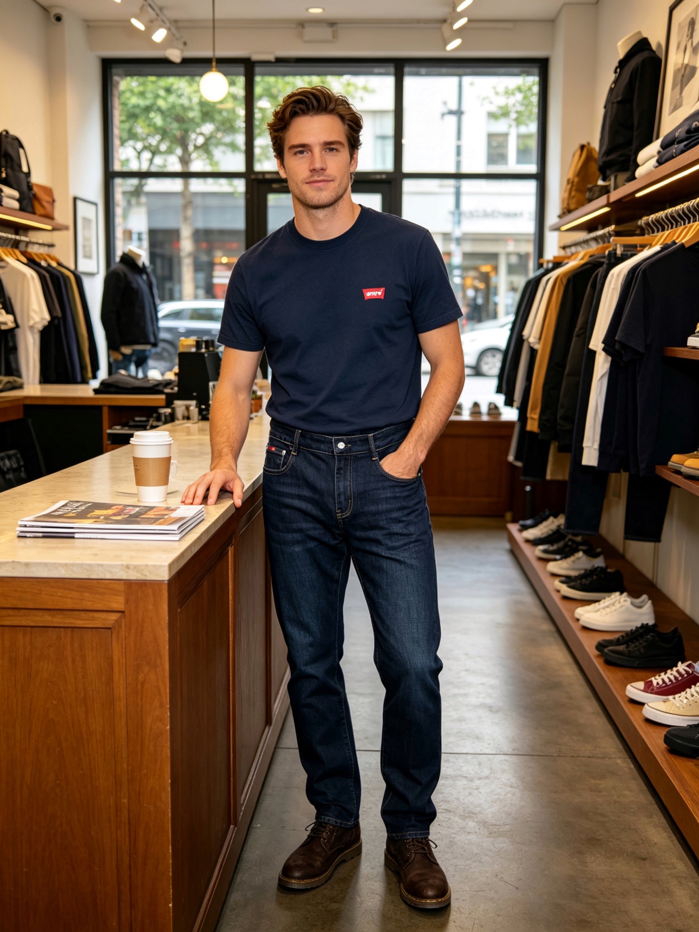 Levi’s李维斯💥砸锅卖铁都要上的新款新款休闲牛仔裤👖高端版本 专柜定制面料 透气舒适度高，细节无可挑