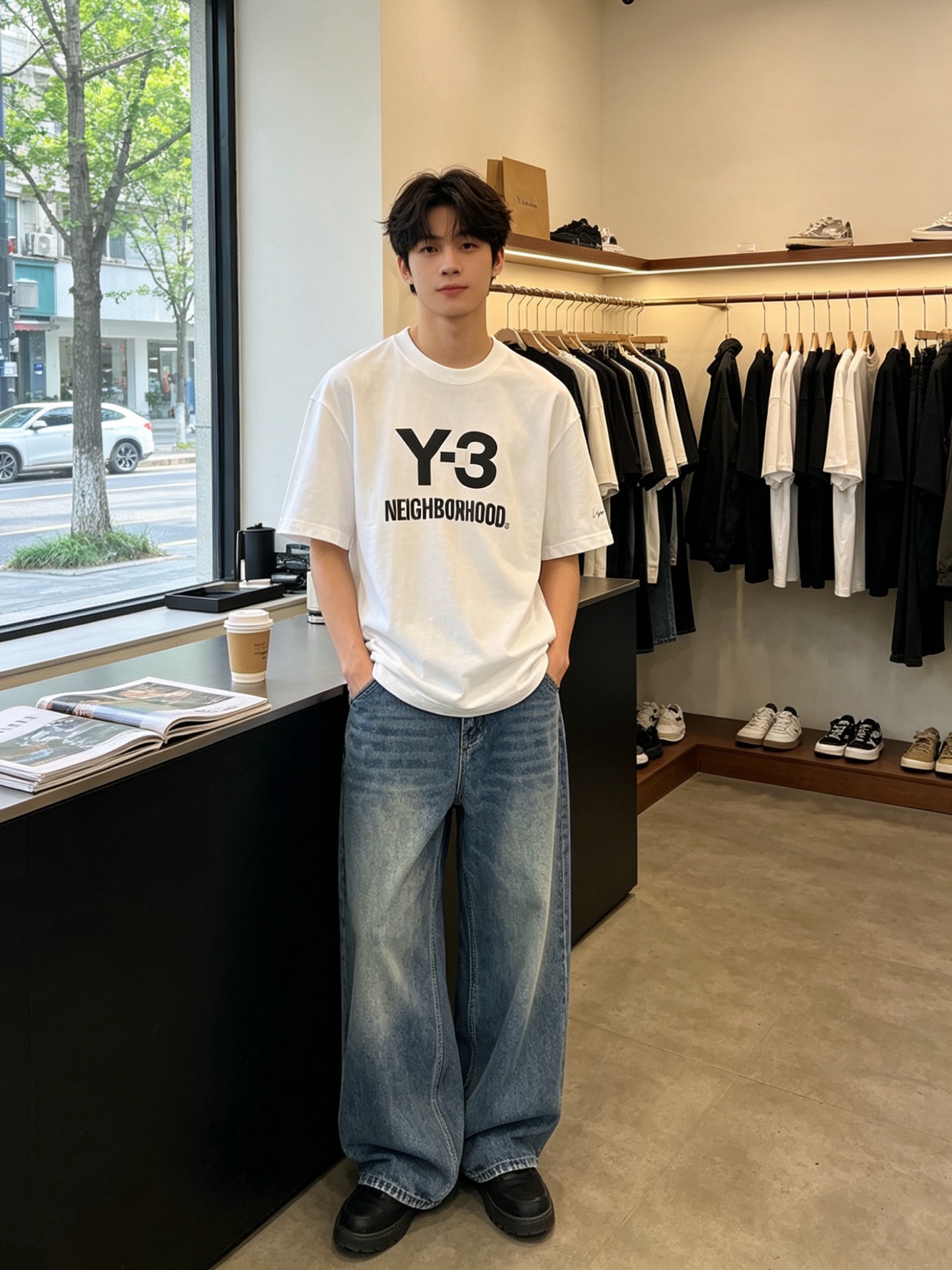 。Y-3山本耀司💥独家专供新款原单男士休闲短袖 高端定制 高端版本 时尚百搭爆款⚠️⚠️✨✨进口面料 手