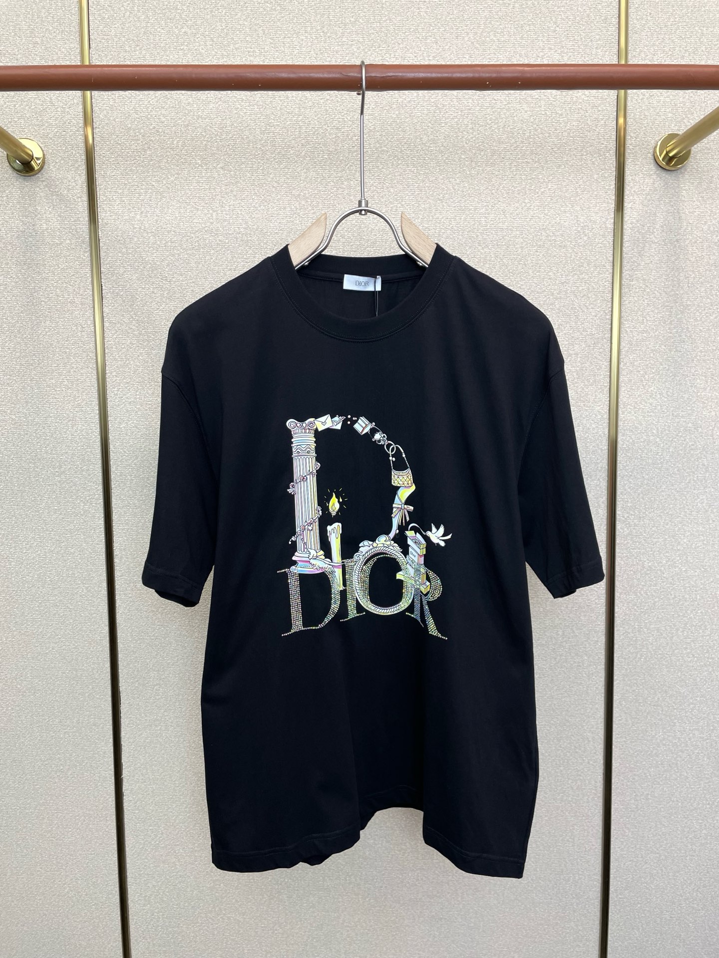 。Dior迪奥💥独家专供新款原单男士休闲短袖 高端定制 高端版本 时尚百搭爆款⚠️⚠️✨✨进口面料 手感