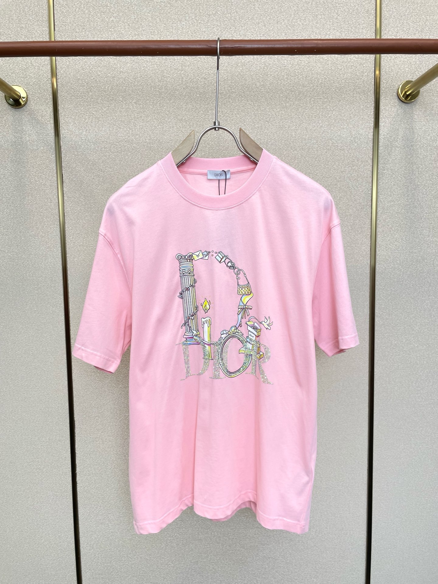 。Dior迪奥💥独家专供新款原单男士休闲短袖 高端定制 高端版本 时尚百搭爆款⚠️⚠️✨✨进口面料 手感