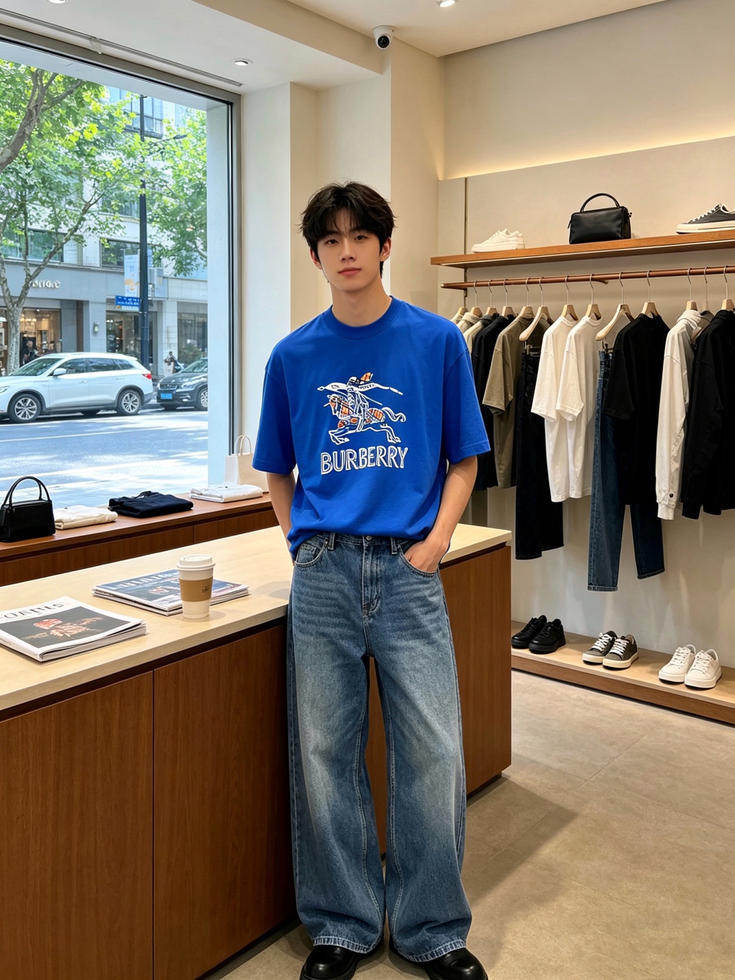 。Burberry巴宝莉💥独家专供新款原单男士休闲短袖 高端定制 高端版本 时尚百搭爆款⚠️⚠️✨✨进口