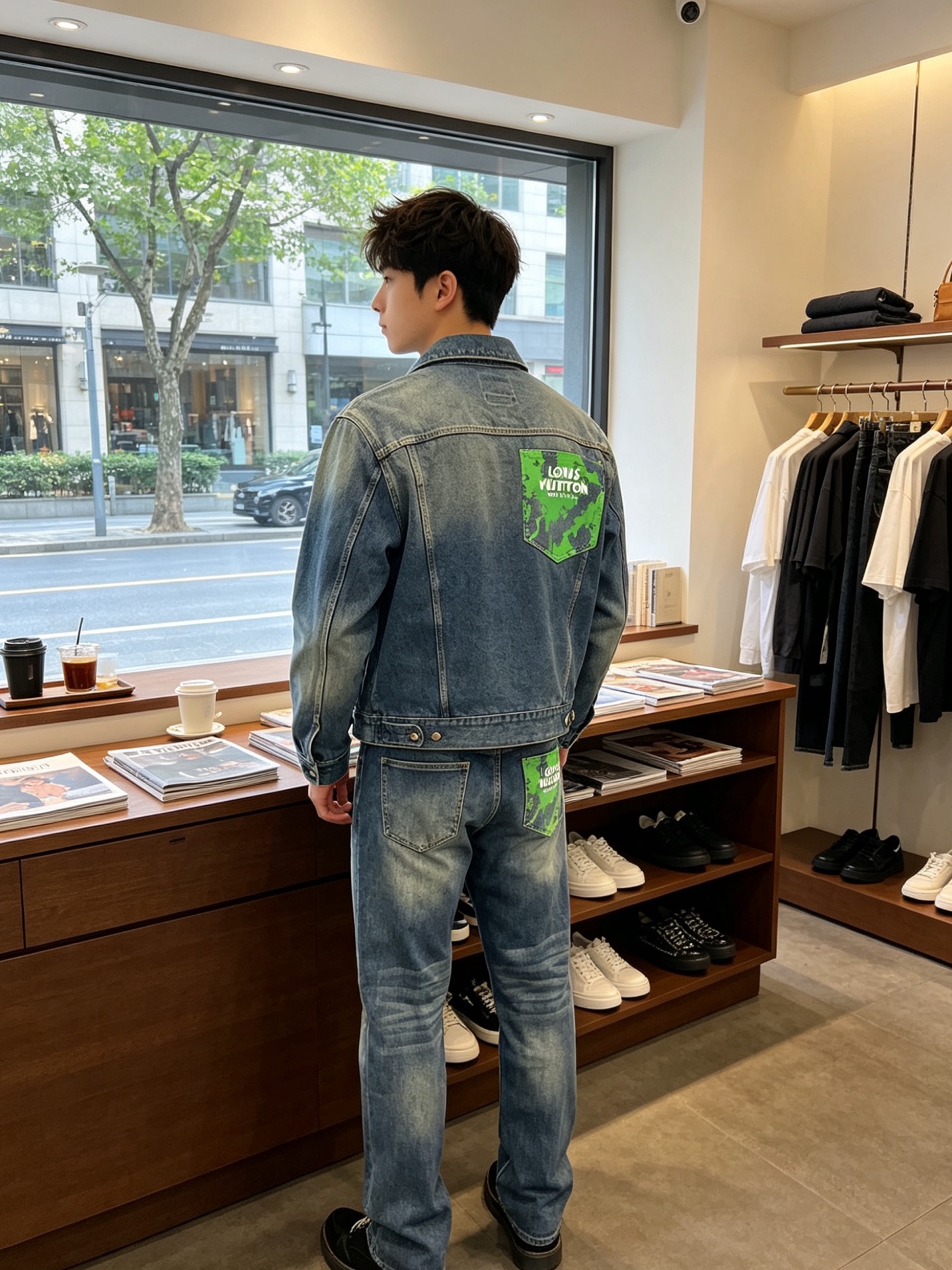 。Louis Vuitton路易威登💥独家专供新款休闲牛仔裤👖高端版本！专柜定制面料 透气舒适度高，细节