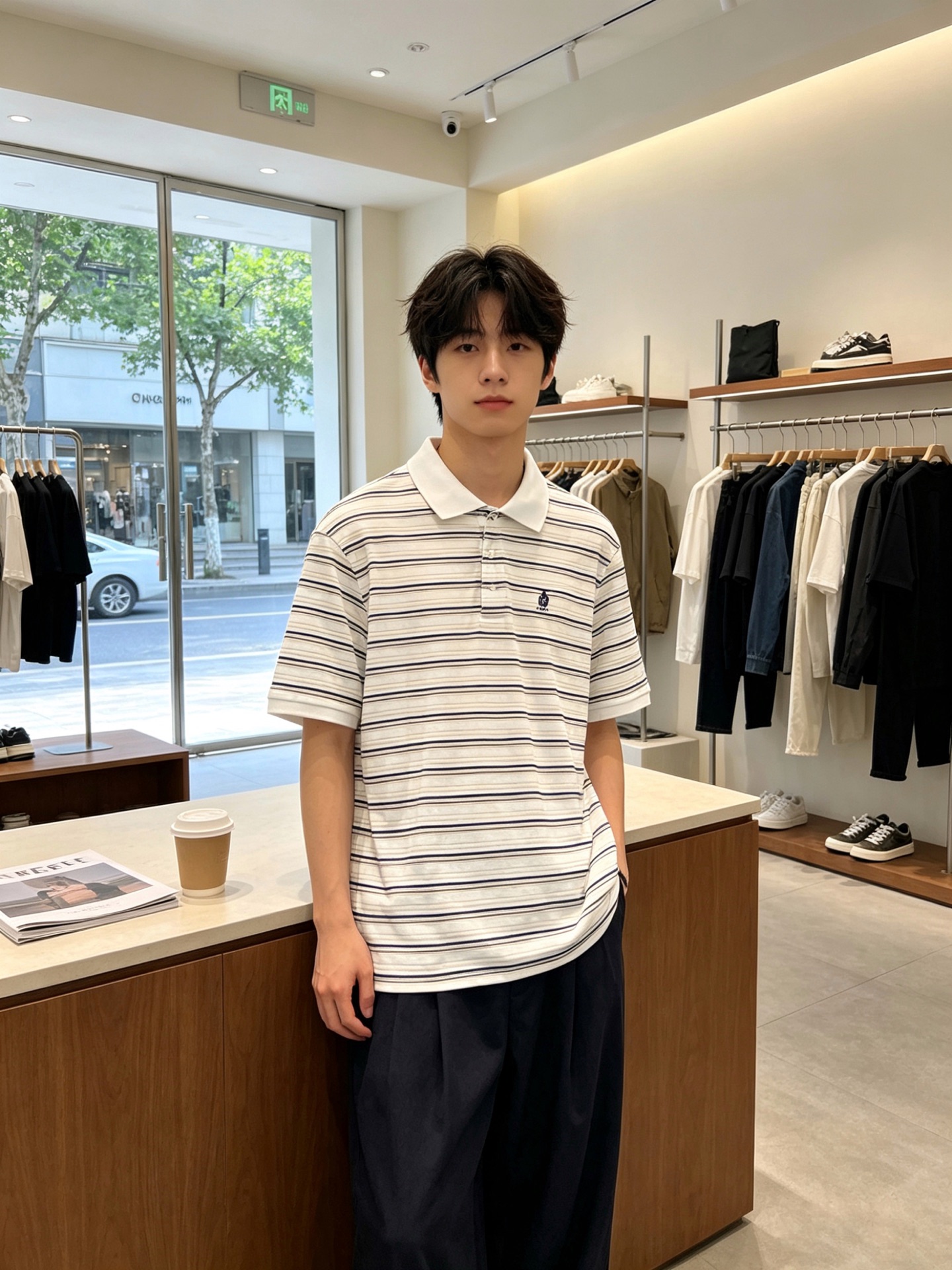 。Prada普拉达💥独家专供新款原单男士休闲短袖 高端定制 高端版本 时尚百搭爆款⚠️⚠️✨✨进口面料 