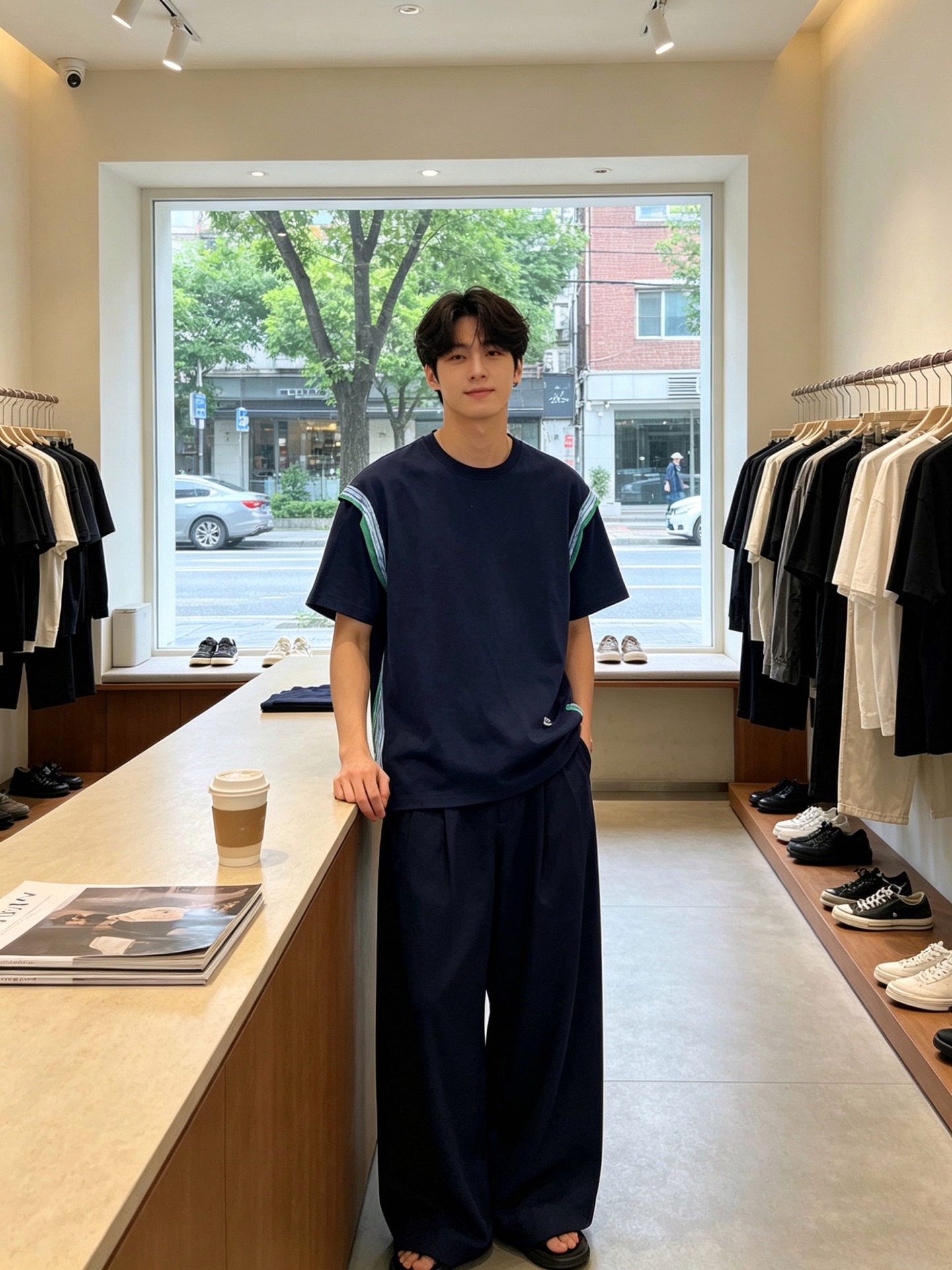 。LOEWE罗意威💥独家专供新款原单男士休闲短袖 高端定制 高端版本 时尚百搭爆款⚠️⚠️✨✨进口面料 