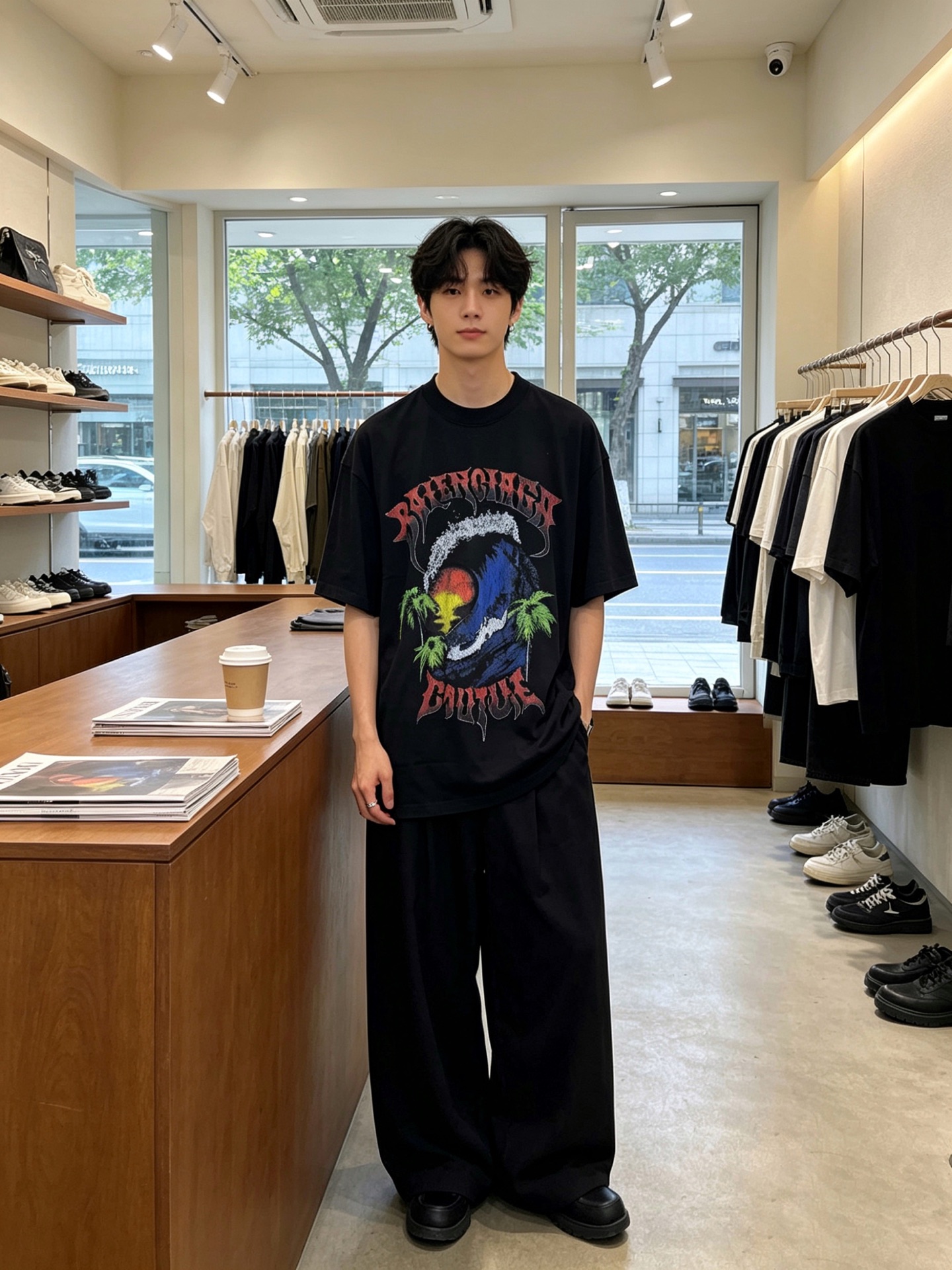 。Balenciaga巴黎世家💥独家专供新款原单男士休闲短袖 高端定制 高端版本 时尚百搭爆款⚠️⚠️✨