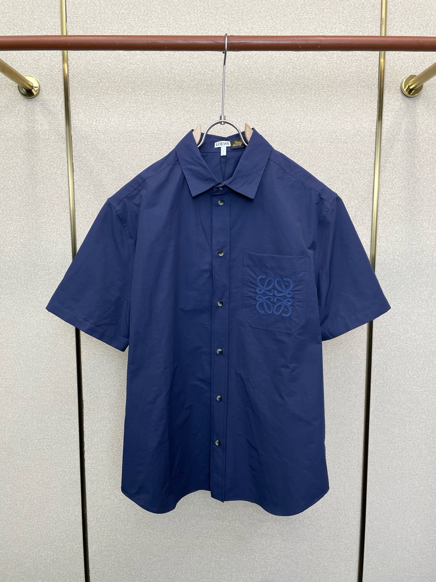 。LOEWE罗意威💥独家专供新款原单男士休闲短袖衬衫 高端定制 高端版本 时尚百搭爆款⚠️⚠️✨✨进口面