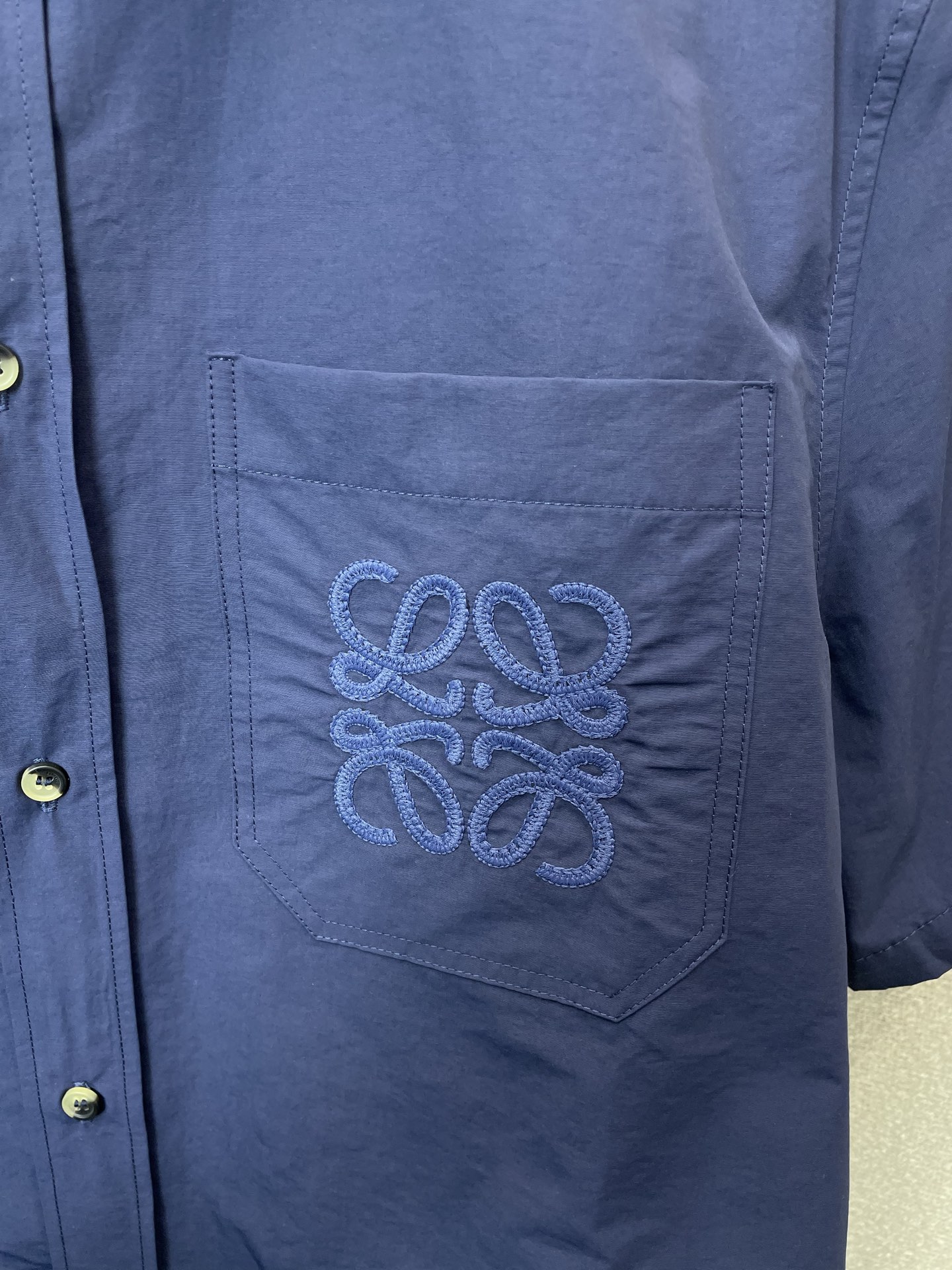 。LOEWE罗意威💥独家专供新款原单男士休闲短袖衬衫 高端定制 高端版本 时尚百搭爆款⚠️⚠️✨✨进口面