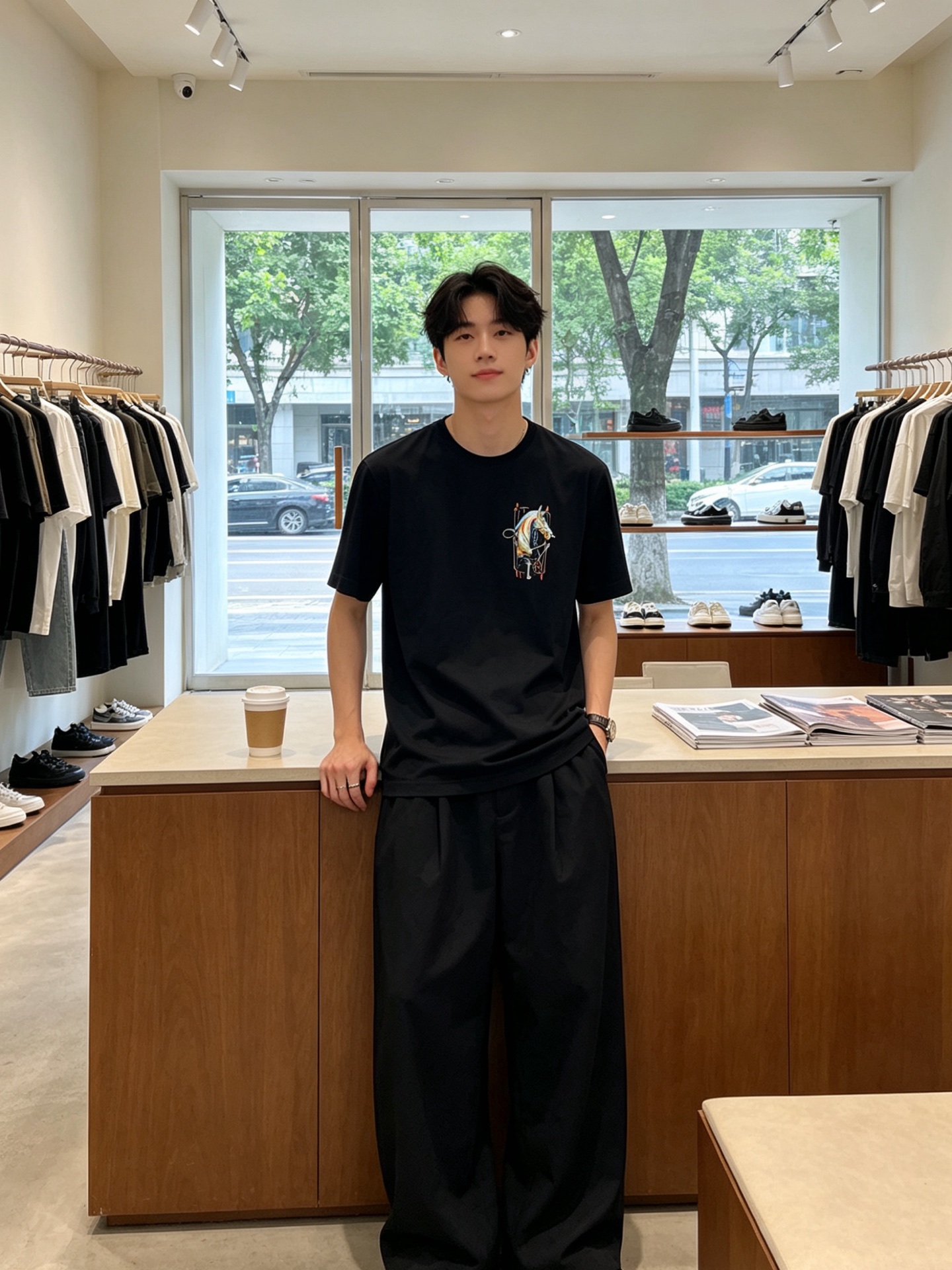 。Hermès爱马仕💥独家专供新款原单男士休闲短袖 高端定制 高端版本 时尚百搭爆款⚠️⚠️✨✨进口面料