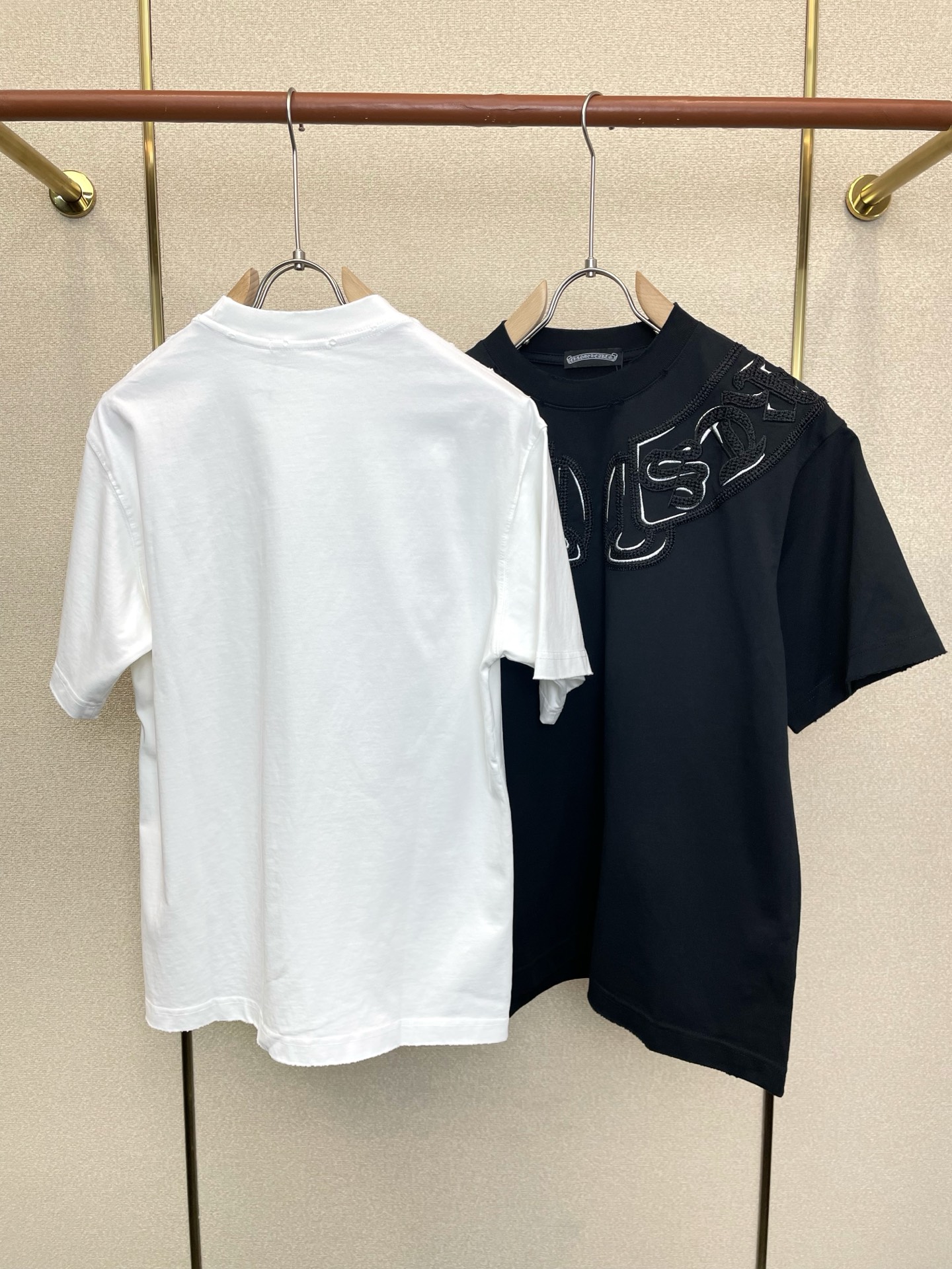 。Chrome hearts克罗心💥独家专供新款原单男士休闲短袖 高端定制 高端版本 时尚百搭爆款⚠️⚠