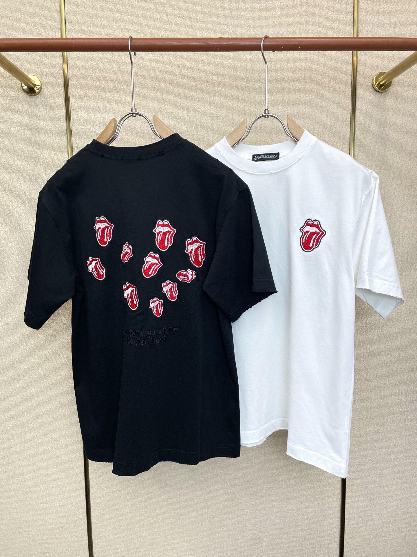 。Chrome hearts克罗心💥独家专供新款原单男士休闲短袖 高端定制 高端版本 时尚百搭爆款⚠️⚠