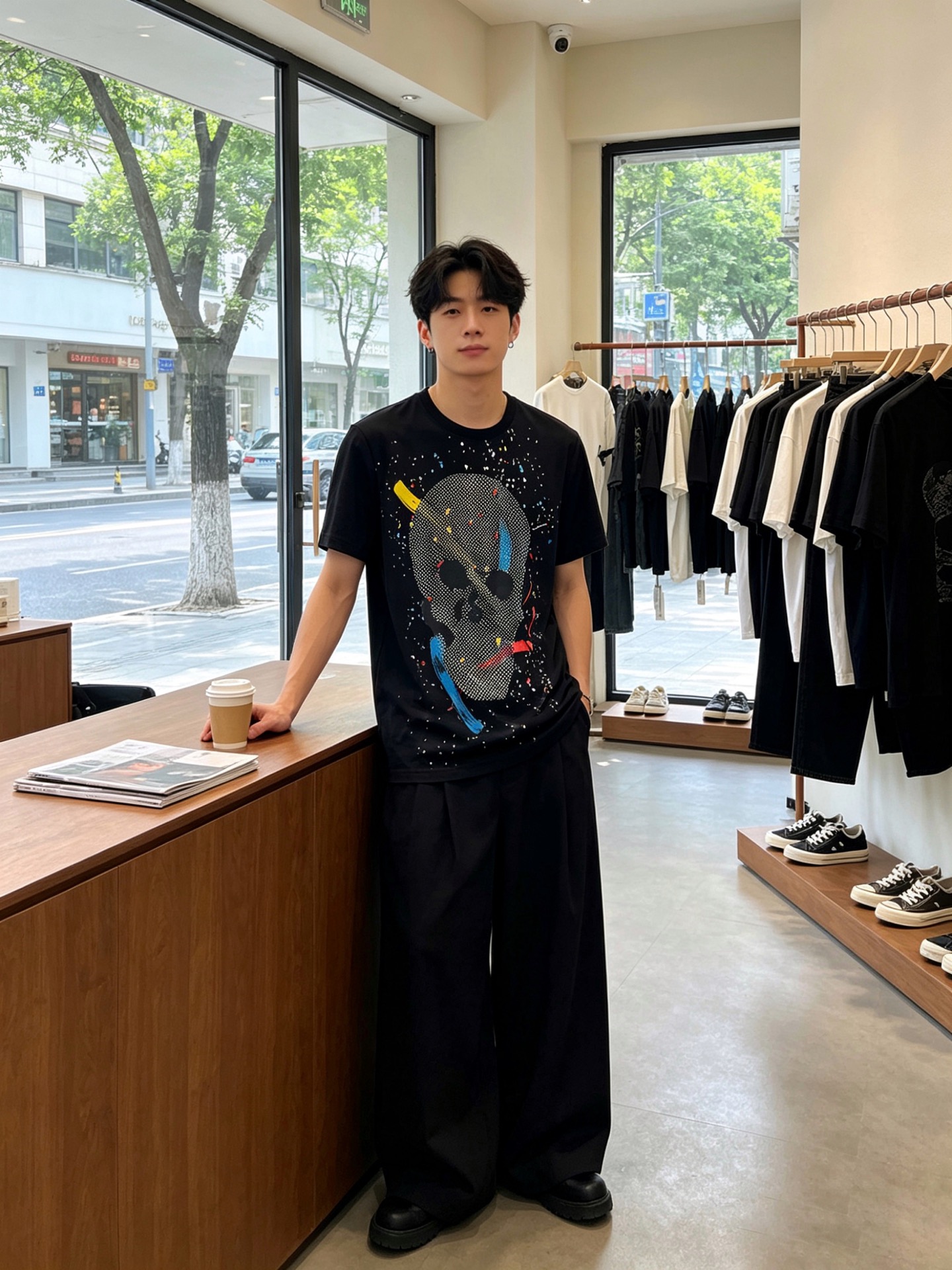 。PHILIPP PLEIN菲利普·普莱茵💥独家专供新款原单男士休闲短袖 高端定制 高版本 时尚百搭爆款