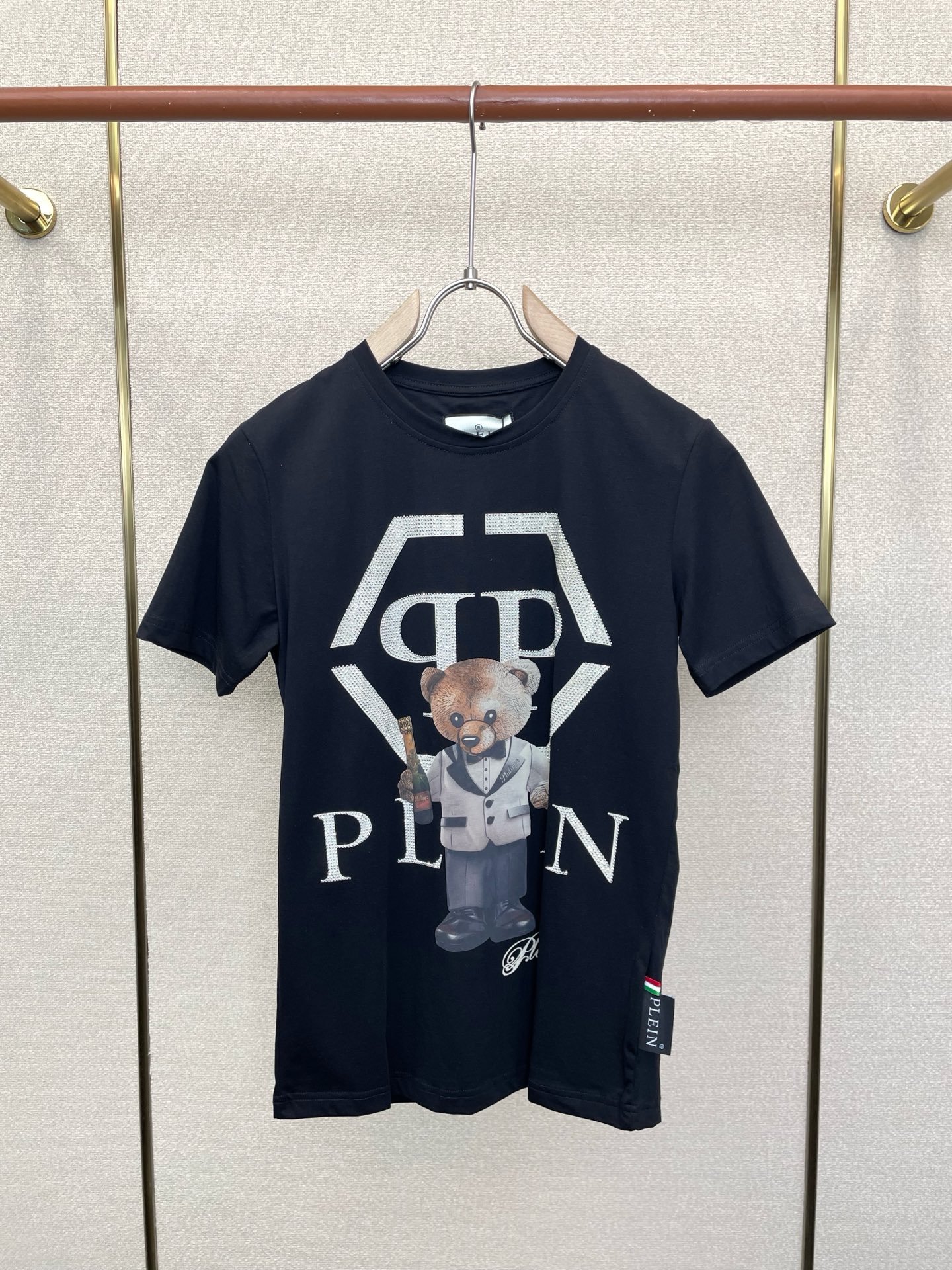 。PHILIPP PLEIN菲利普·普莱茵💥独家专供新款原单男士休闲短袖 高端定制 高版本 时尚百搭爆款