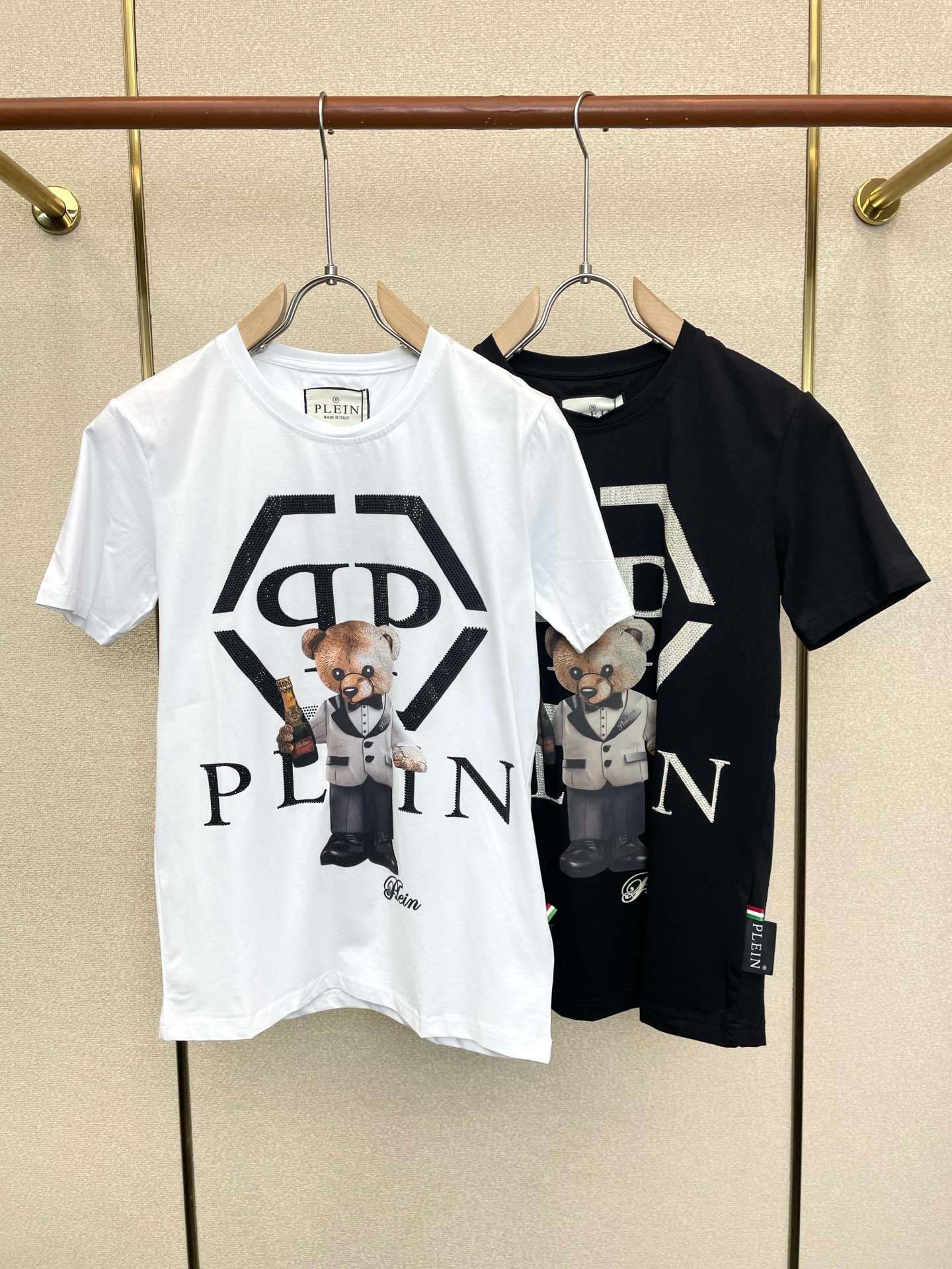 。PHILIPP PLEIN菲利普·普莱茵💥独家专供新款原单男士休闲短袖 高端定制 高版本 时尚百搭爆款